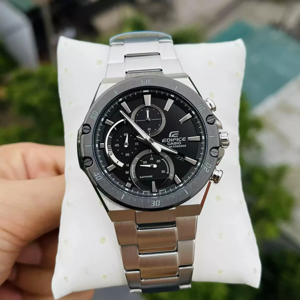 EDIFICE EFS-S560DB-1AVUDF | KÍNH SAPPHIRE - PIN NĂNG LƯỢNG MẶT TRỜI 8 EFS-S560DB-1AVUDF