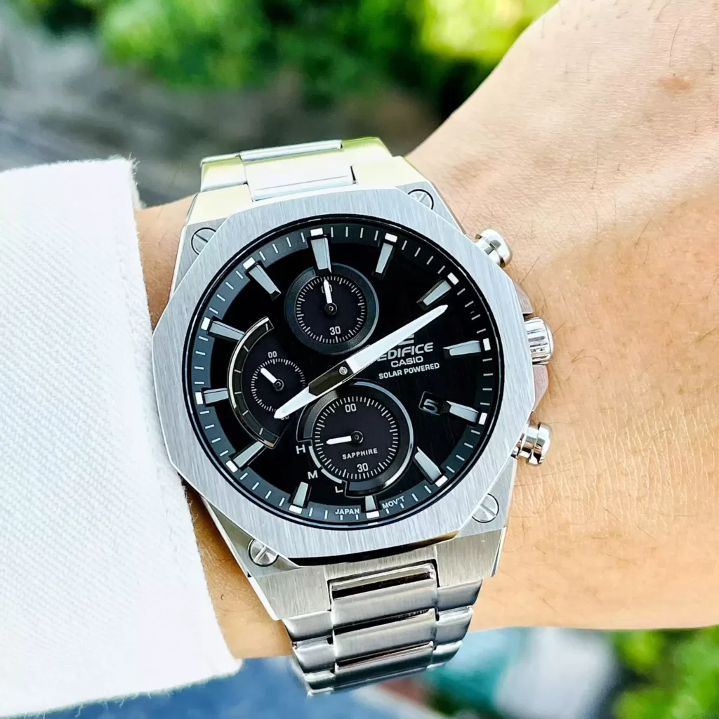 EDIFICE EFS-S570D-1AV | KÍNH SAPPHIRE - PIN NĂNG LƯỢNG MẶT TRỜI 12 EFS-S570D-1AVUDF