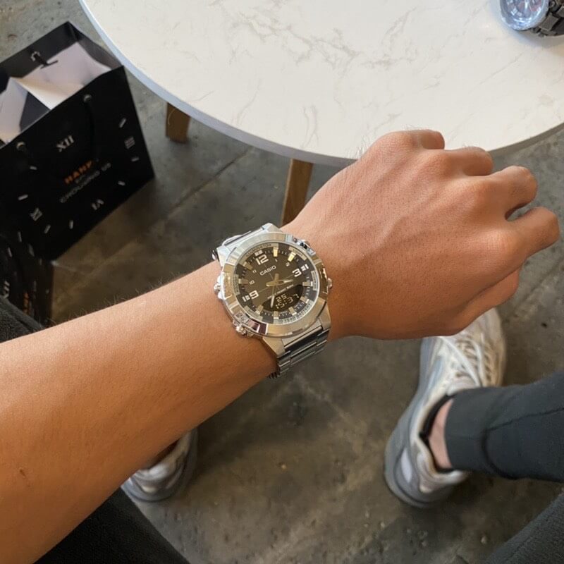 CASIO AMW-870D-1A 3 Đồng hồ Nam Casio AMW-870D-1A