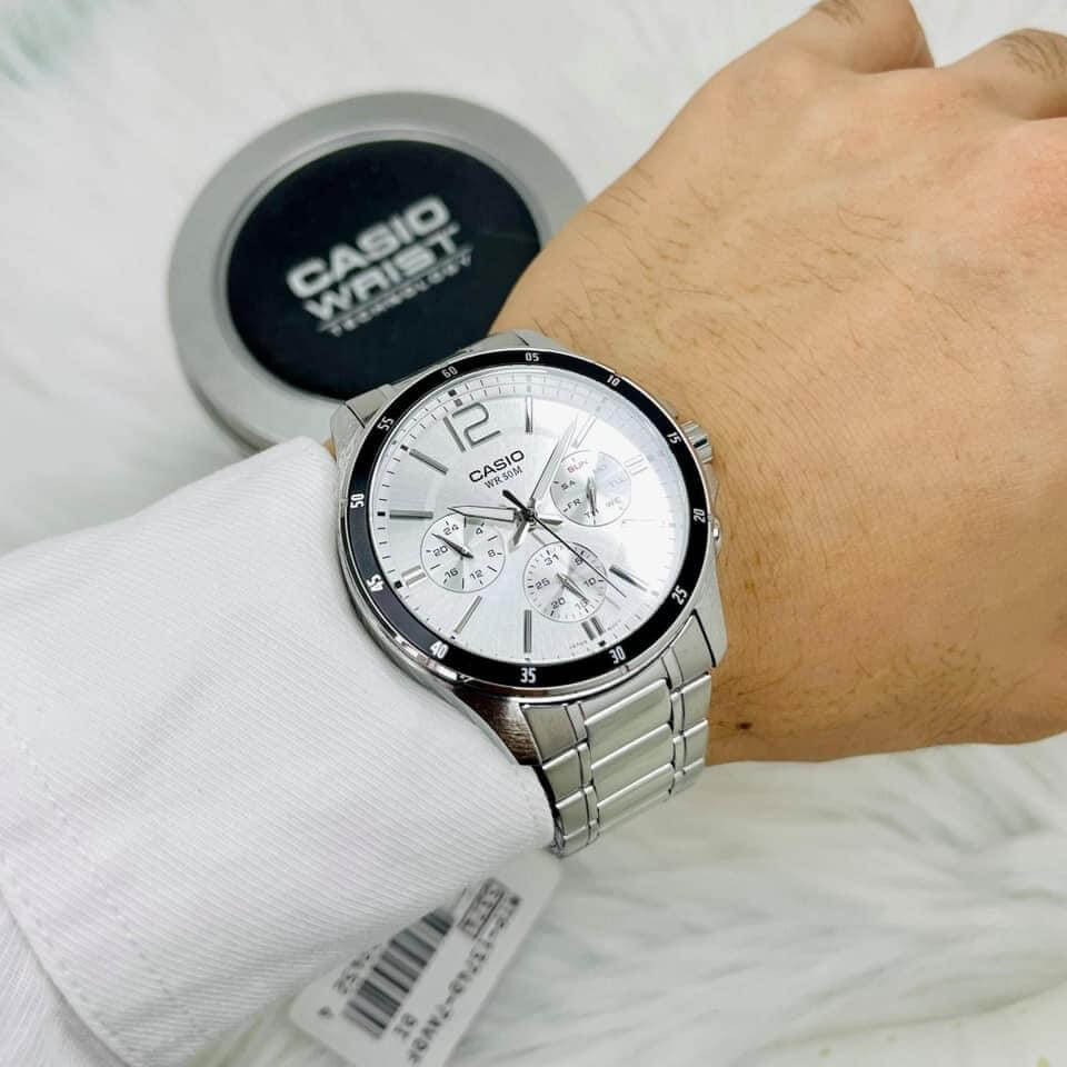 CASIO MTP-1374D-7AV 3 Đồng Hồ Nam CASIO MTP-1374D-7AV