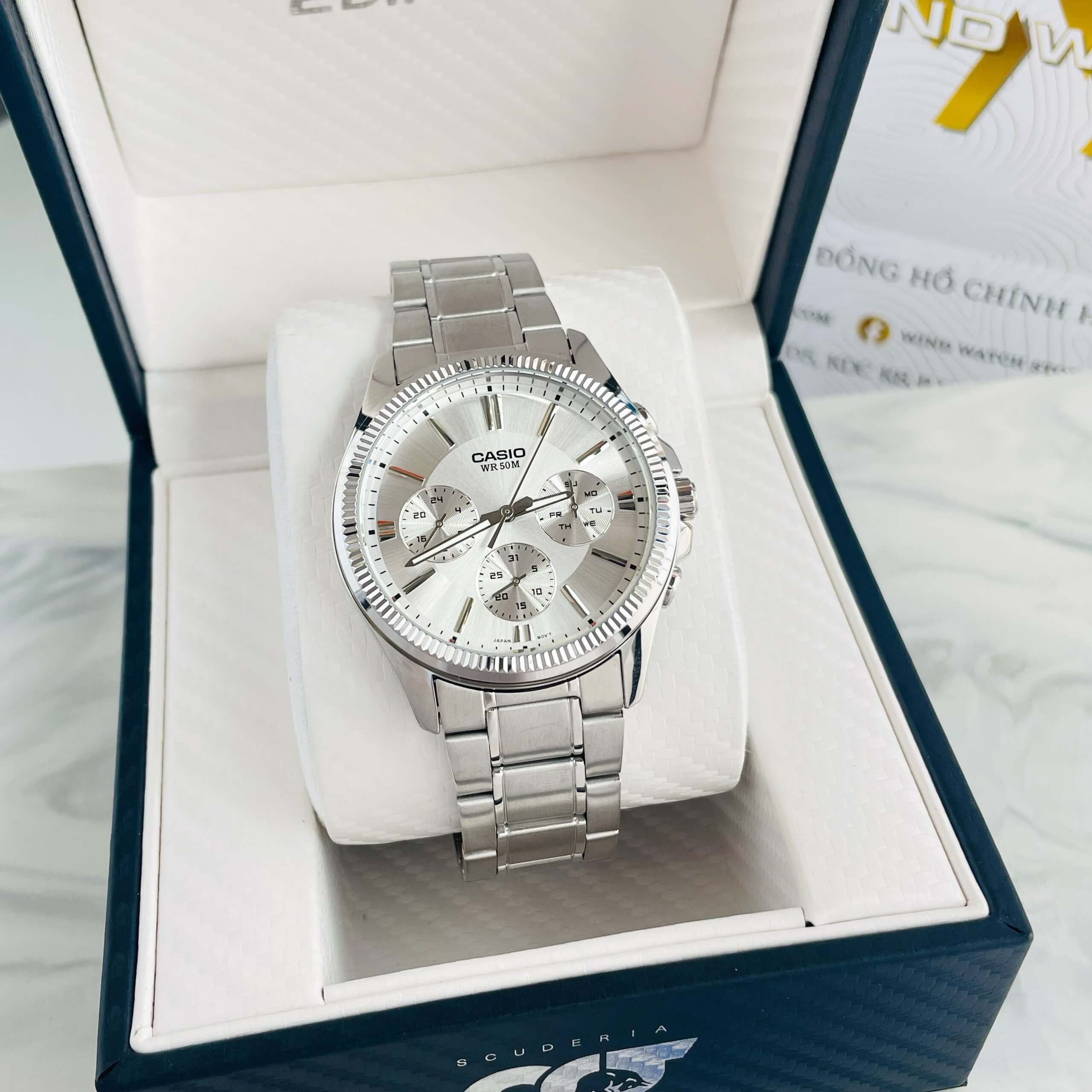 CASIO MTP-1375D-7AV 2 Đồng Hồ Nam CASIO MTP-1375L-7AV