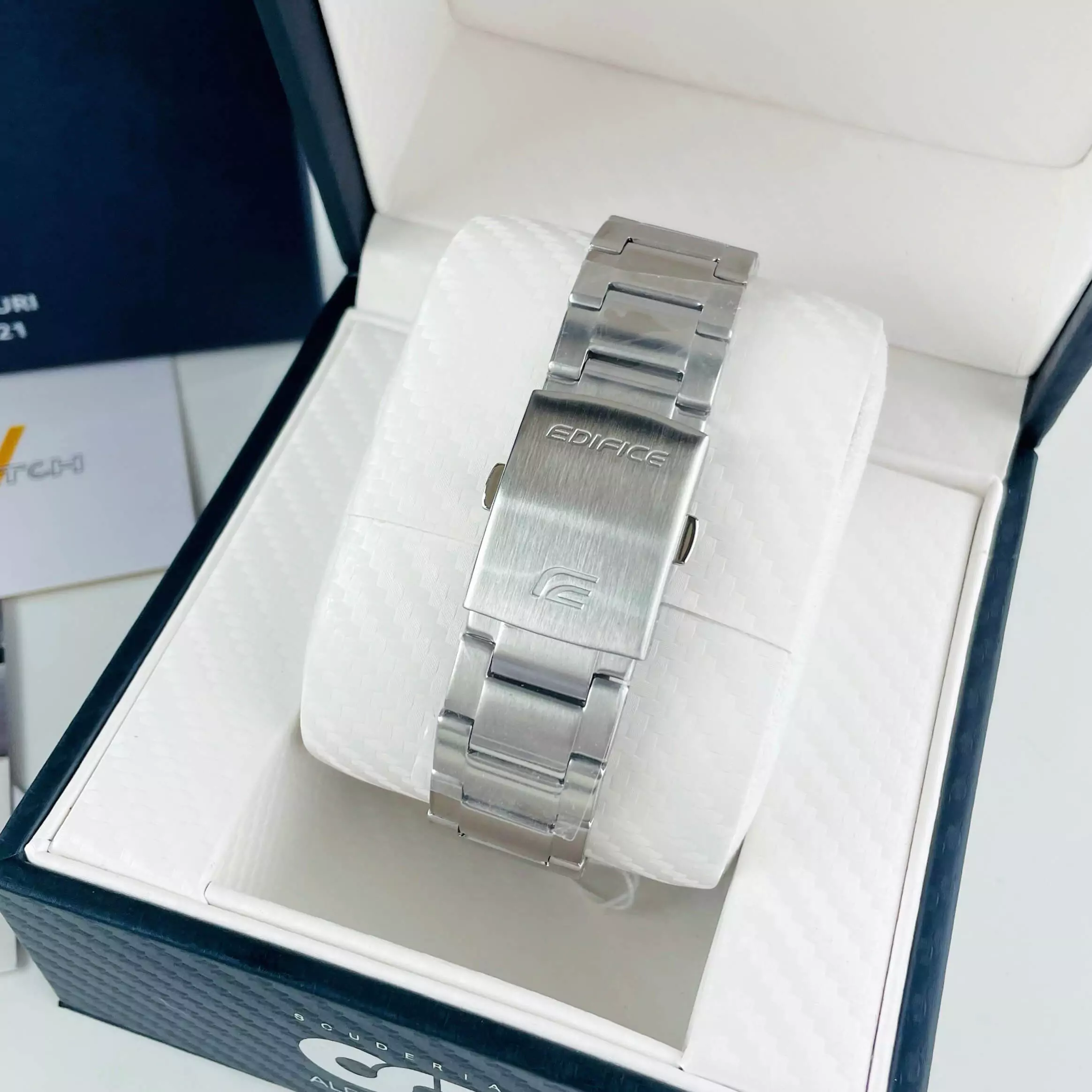 EDIFICE ECB-S100D-2A | KÍNH SAPPHIRE - PIN NĂNG LƯỢNG MẶT TRỜI - BLUETOOTH 5 ECB-S100D-2A