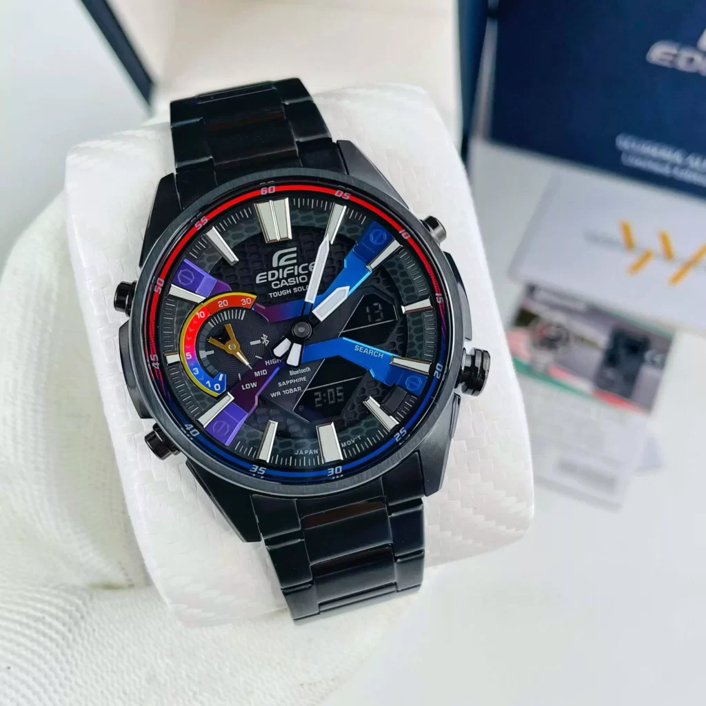 EDIFICE ECB-S100HG-1A | KÍNH SAPPHIRE - PIN NĂNG LƯỢNG MẶT TRỜI - BLUETOOTH 18 Edifice ecb-s100hg-1a