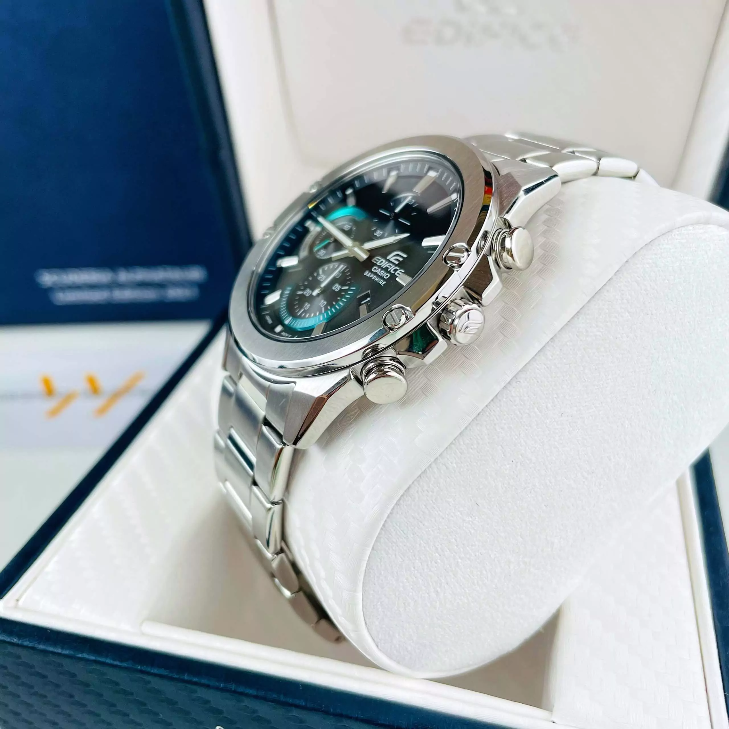EDIFICE EFR-S567D-1AVUDF | KÍNH SAPPHIRE 4 EDIFICE EFR-S567D-1AVUDF | KÍNH SAPPHIRE - Ảnh 4