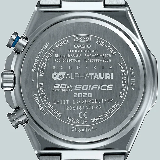 EDIFICE EQB-1100AT-2A | PHIÊN BẢN GIỚI HẠN | KÍNH SAPPHIRE – PIN NĂNG LƯỢNG MẶT TRỜI – BLUETOOTH 4 EQB-1100AT-2A