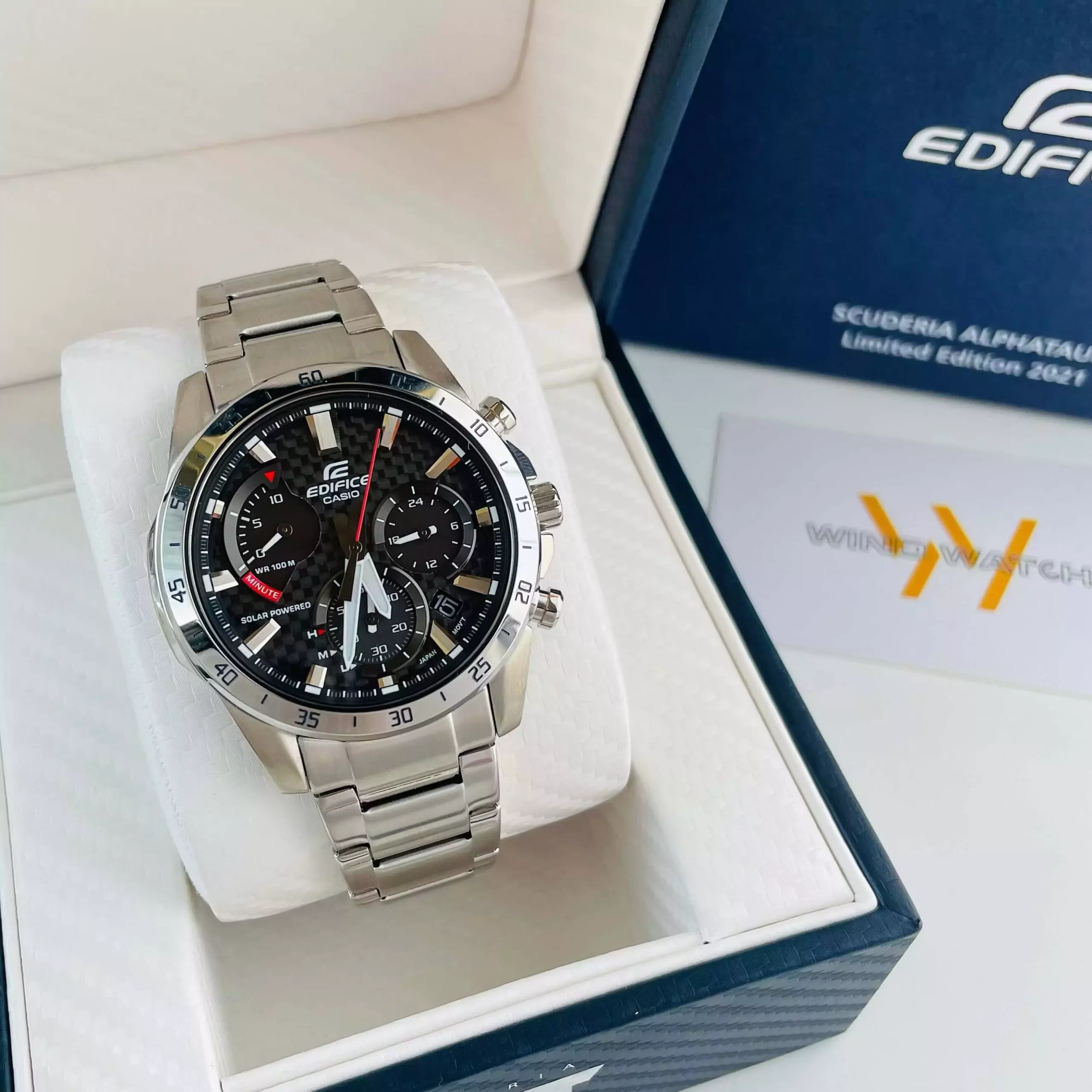 EDIFICE EQS-930D-1AV | PIN NĂNG LƯỢNG MẶT TRỜI 2 ĐỒNG HỒ NAM CASIO EDIFICE EQS-930D-1AV