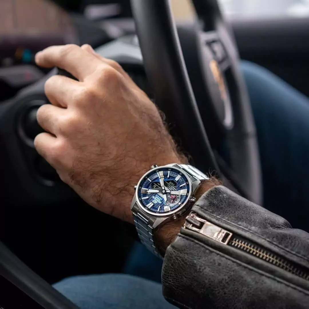 EDIFICE ECB-S100D-2A | KÍNH SAPPHIRE - PIN NĂNG LƯỢNG MẶT TRỜI - BLUETOOTH 6 ecb-s100d-2a
