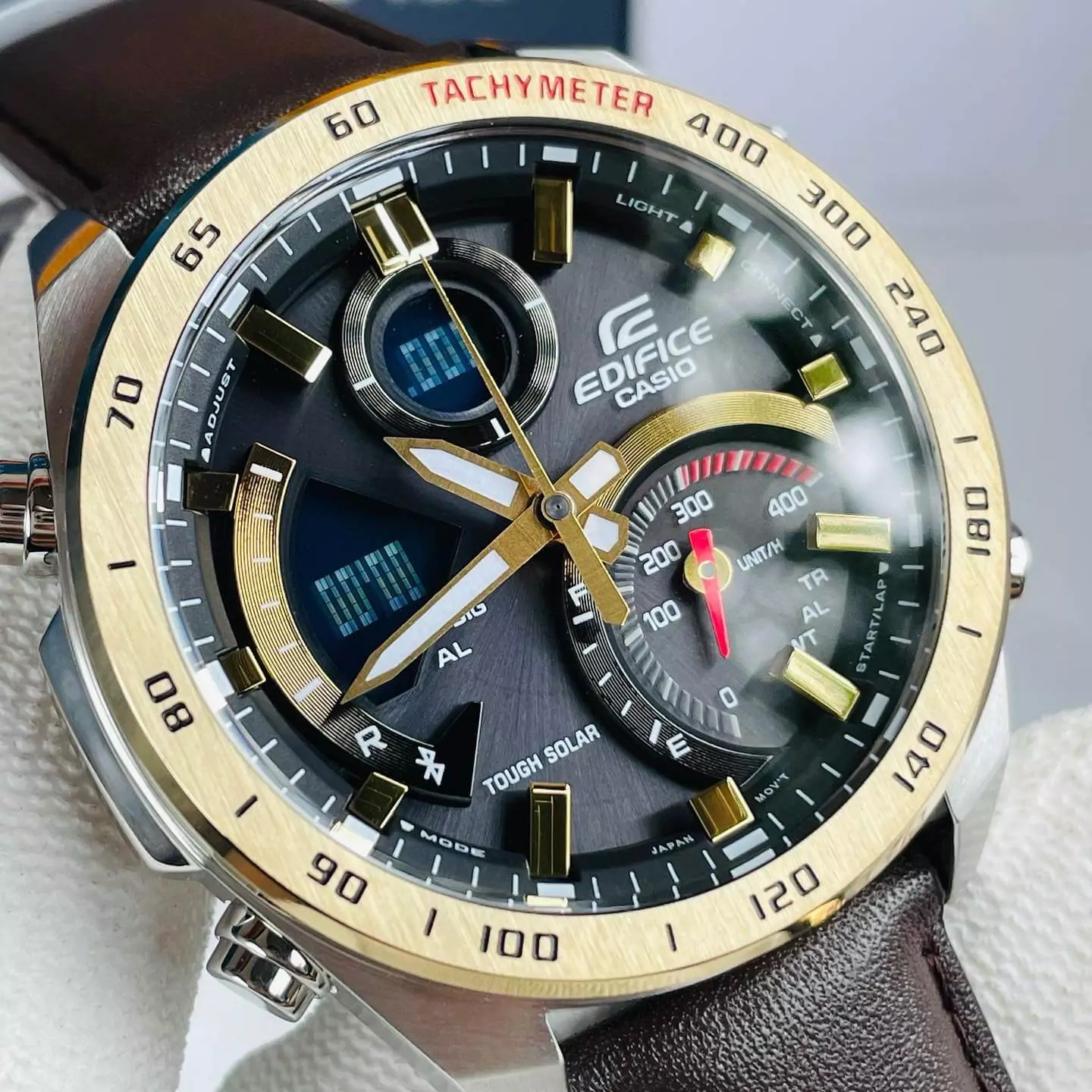 EDIFICE ECB-900GL-1A | PIN NĂNG LƯỢNG MẶT TRỜI - BLUETOOTH 4 ecb-900gl-1a