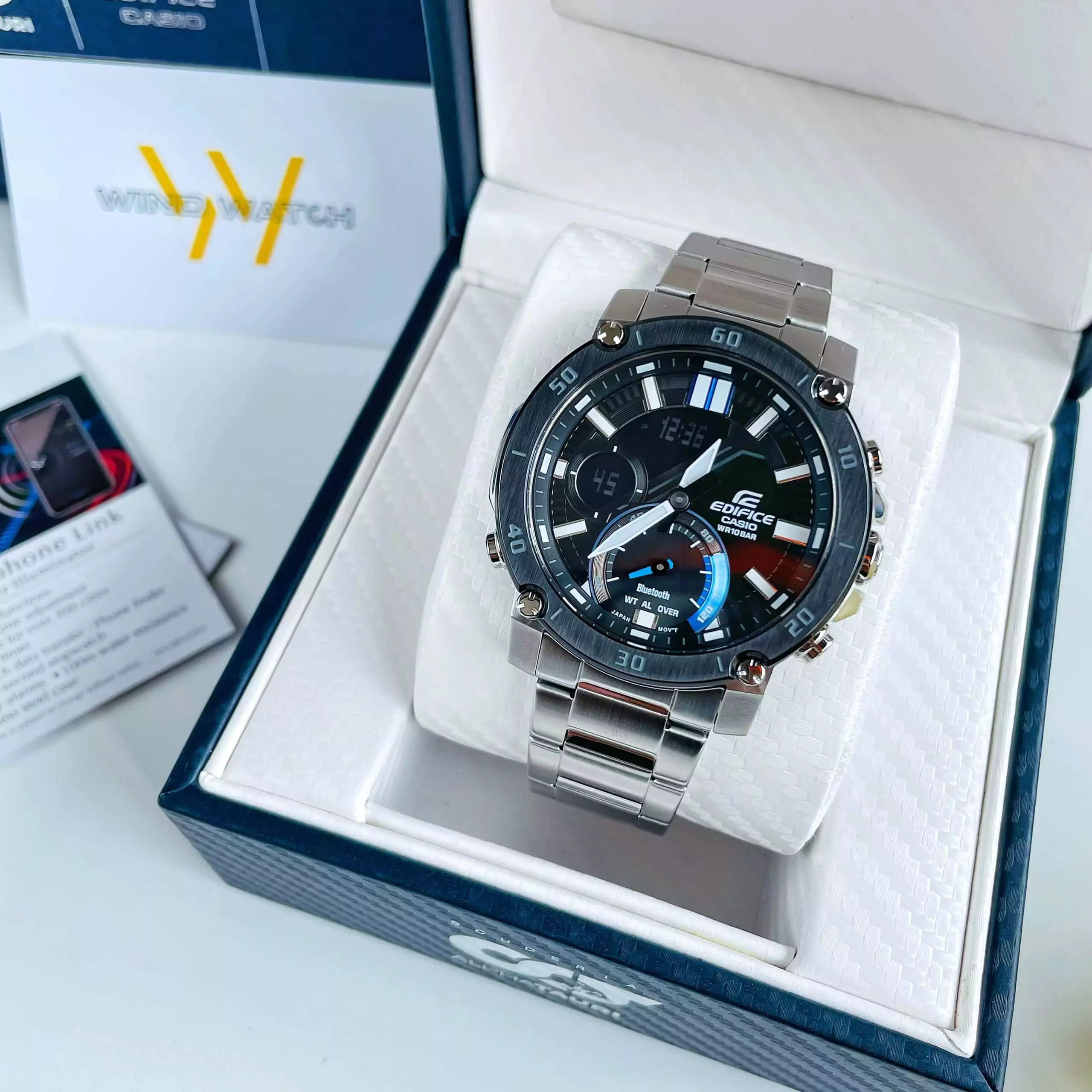 EDIFICE ECB-20DB-1A | BLUETOOTH 2 ĐỒNG HỒ NAM CASIO EDIFICE ECB-20DB-1A