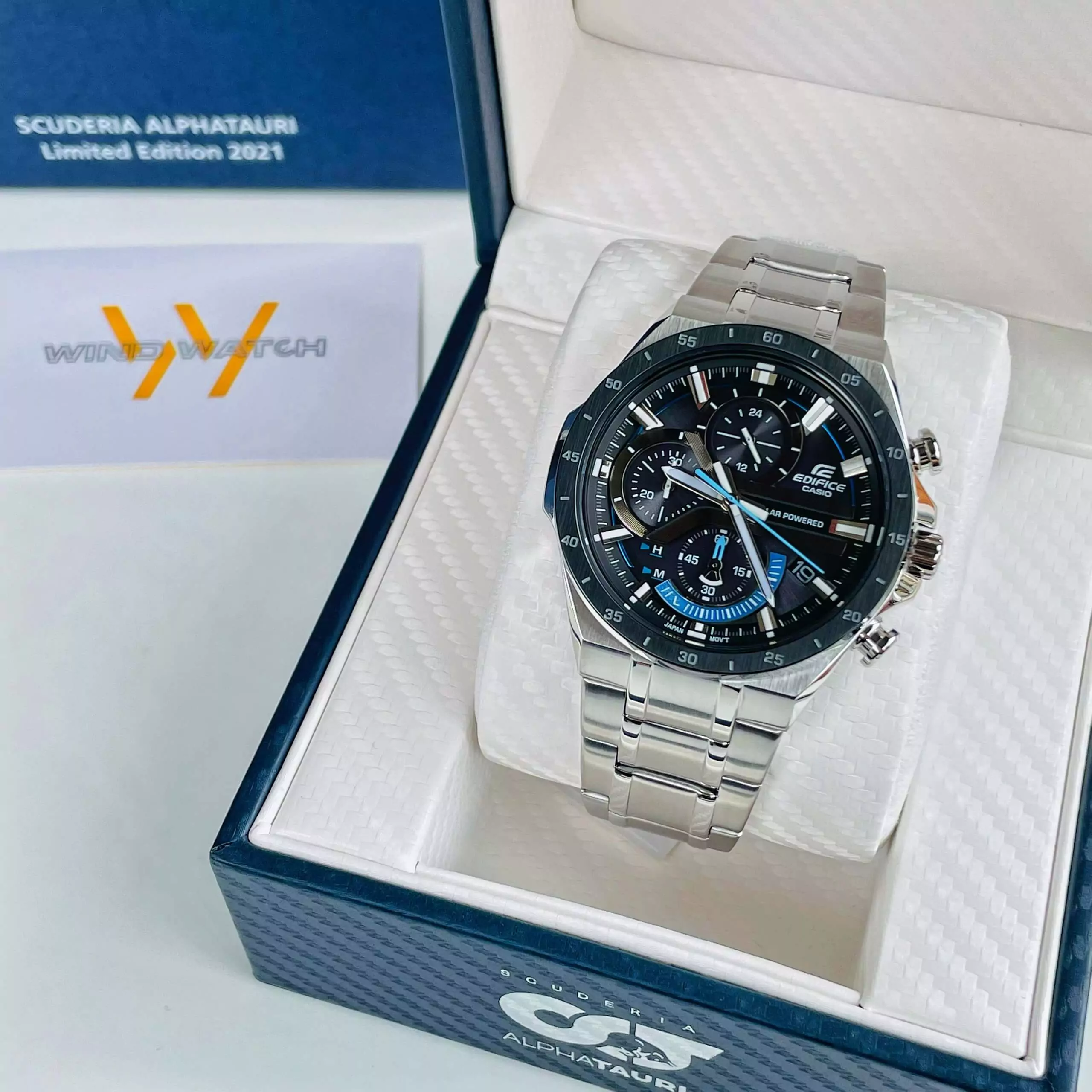 EDIFICE EQS-920DB-1B | PIN NĂNG LƯỢNG MẶT TRỜI 2 ĐỒNG HỒ NAM CASIO EDIFICE EQS-920DB-1B