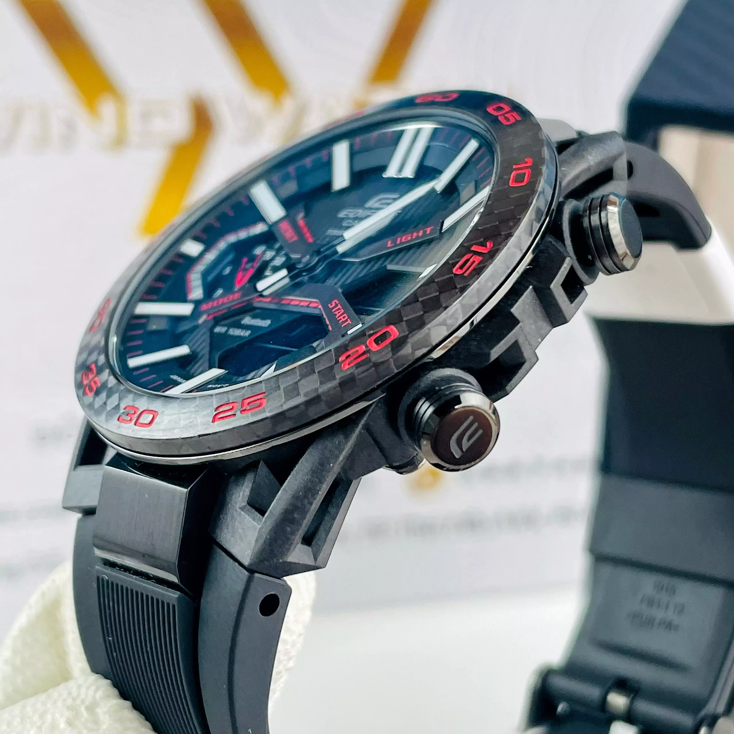 EDIFICE ECB-2000PB-1A | PIN NĂNG LƯỢNG MẶT TRỜI - BLUETOOTH 6 ĐỒNG HỒ NAM CASIO EDIFICE ECB-2000PB-1A