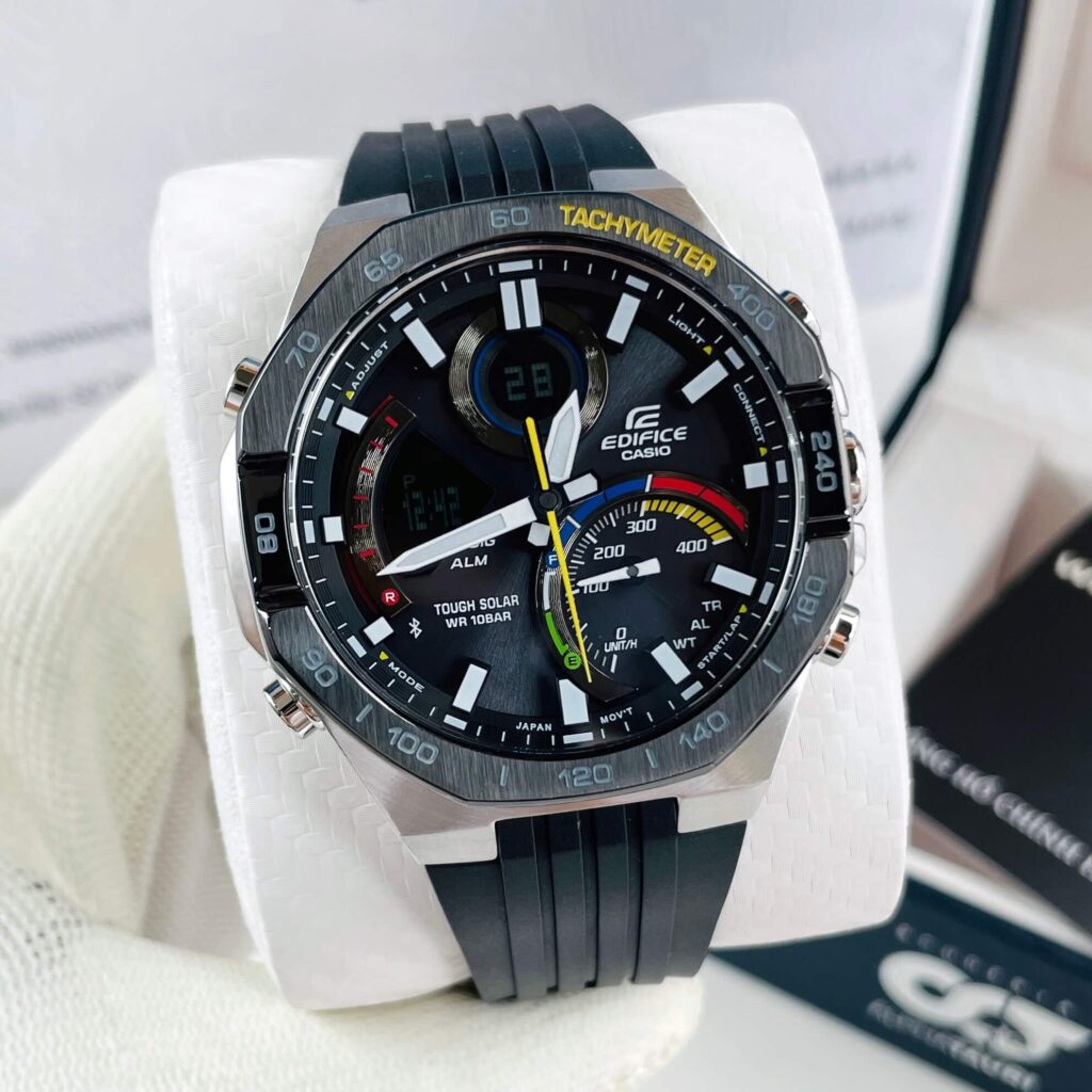 EDIFICE ECB-950MP-1A | PIN NĂNG LƯỢNG MẶT TRỜI - BLUETOOTH 12 đồng hồ nam CASIO EDIFICE ECB-950MP-1A