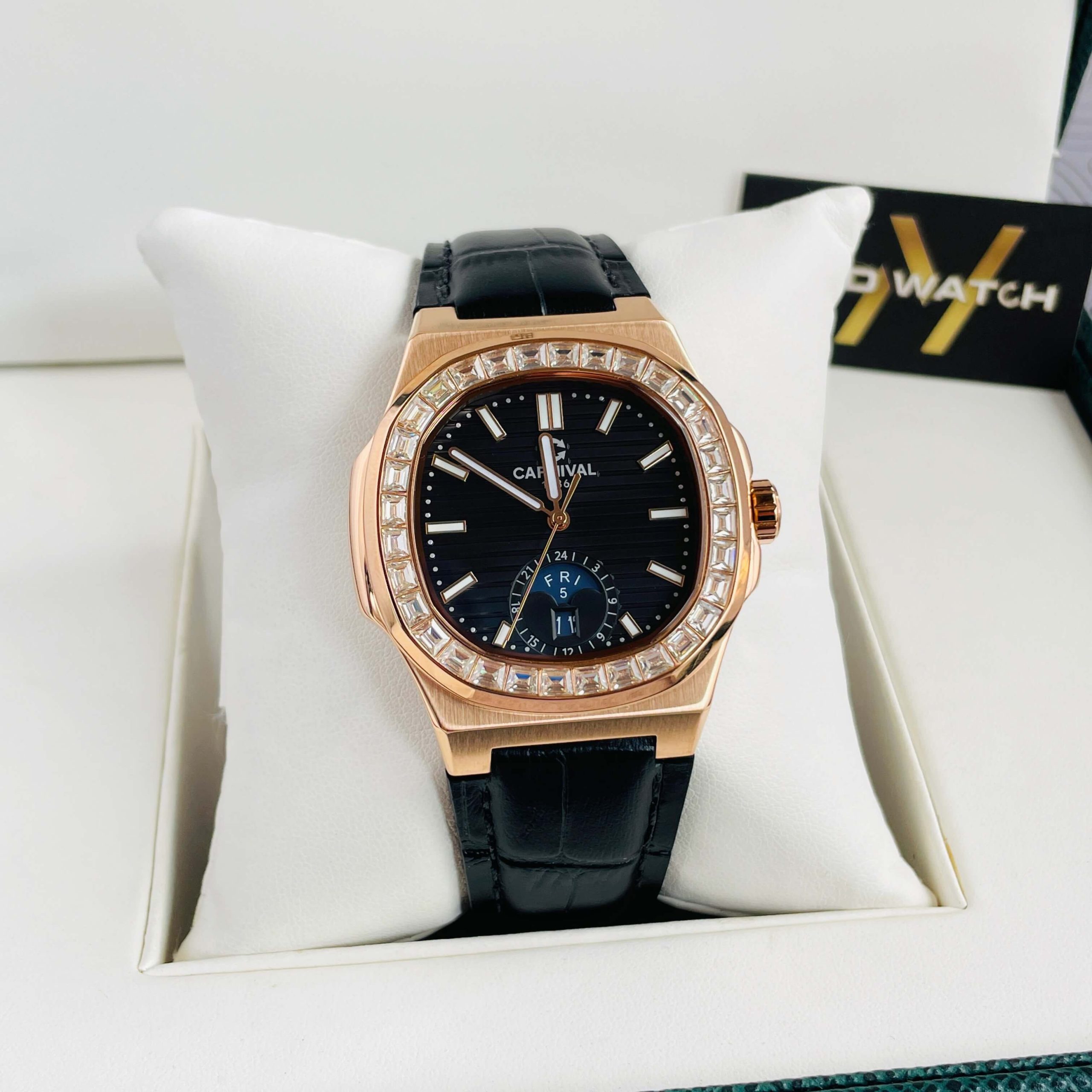CARNIVAL 8110G-VH-D-Đ AUTOMATIC - KÍNH SAPPHIRE 2 carnival-8110g