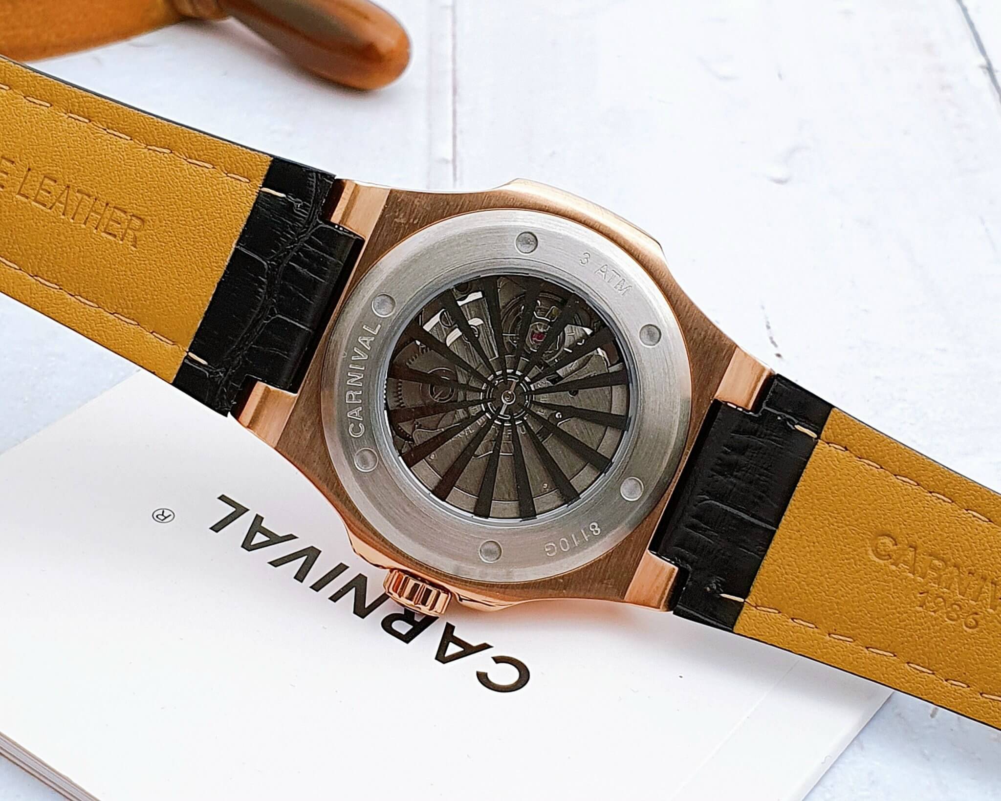 CARNIVAL 8108G-VH-D-X AUTOMATIC - KÍNH SAPPHIRE 5 CARNIVAL 8108G-VH-D-X AUTOMATIC - KÍNH SAPPHIRE - Ảnh 5