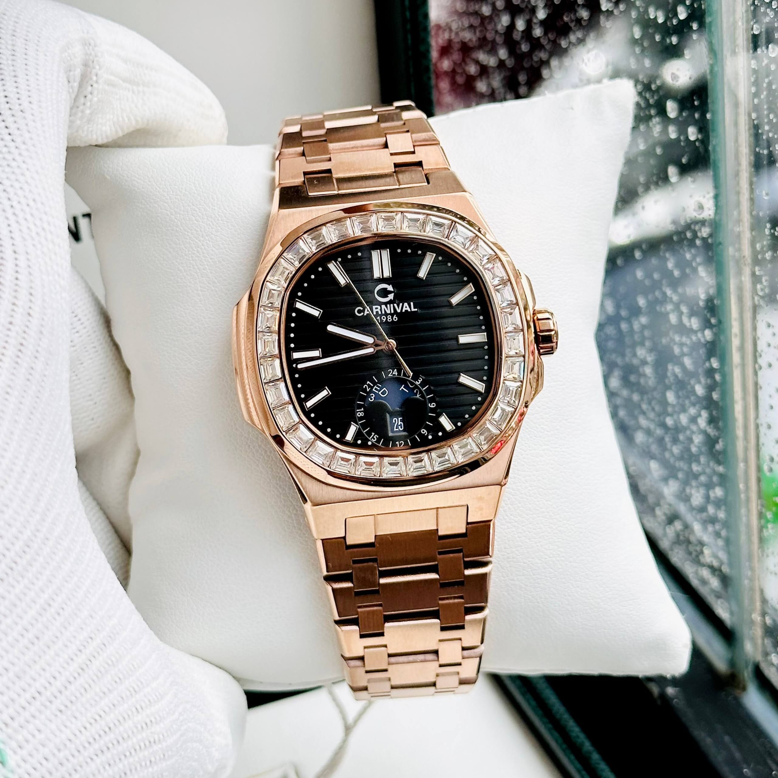 CARNIVAL 8110G-VH-KL-D AUTOMATIC - KÍNH SAPPHIRE 3 carnival-8110