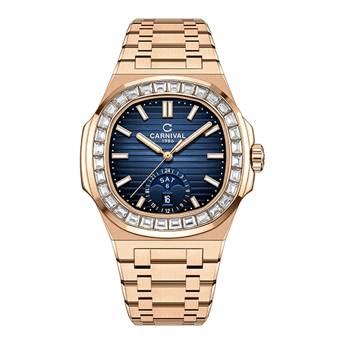 CARNIVAL 8110G-VH-KL-X AUTOMATIC - KÍNH SAPPHIRE 1 Đồng hồ Nam Carrnival 8110G