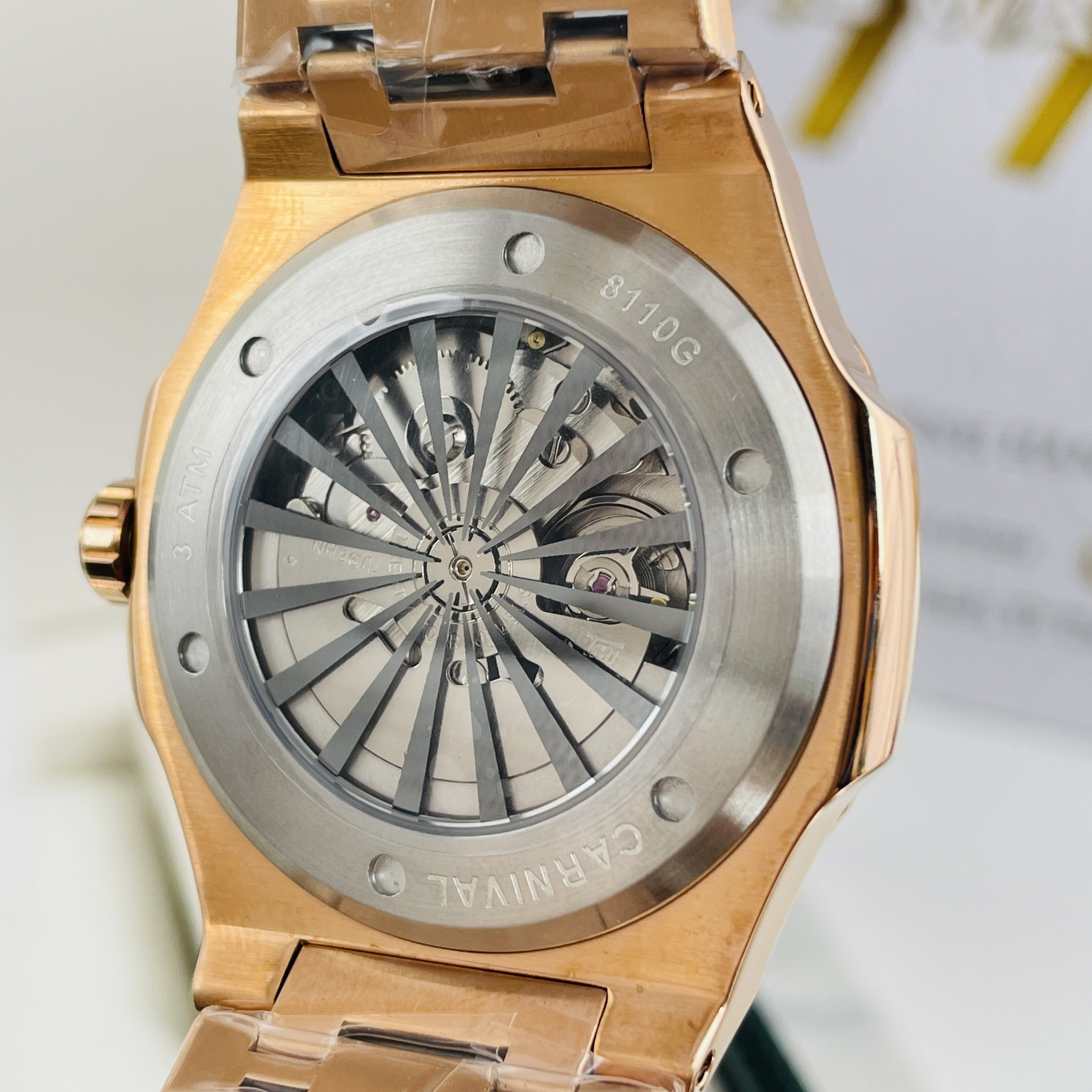 CARNIVAL 8108G-VH-D AUTOMATIC - KÍNH SAPPHIRE 5 CARNIVAL 8108G-VH-D AUTOMATIC - KÍNH SAPPHIRE - Ảnh 5