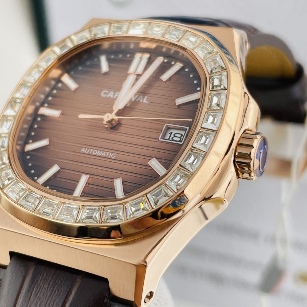 CARNIVAL 8108G-VH-D-N AUTOMATIC - KÍNH SAPPHIRE 8 carnival-8108g