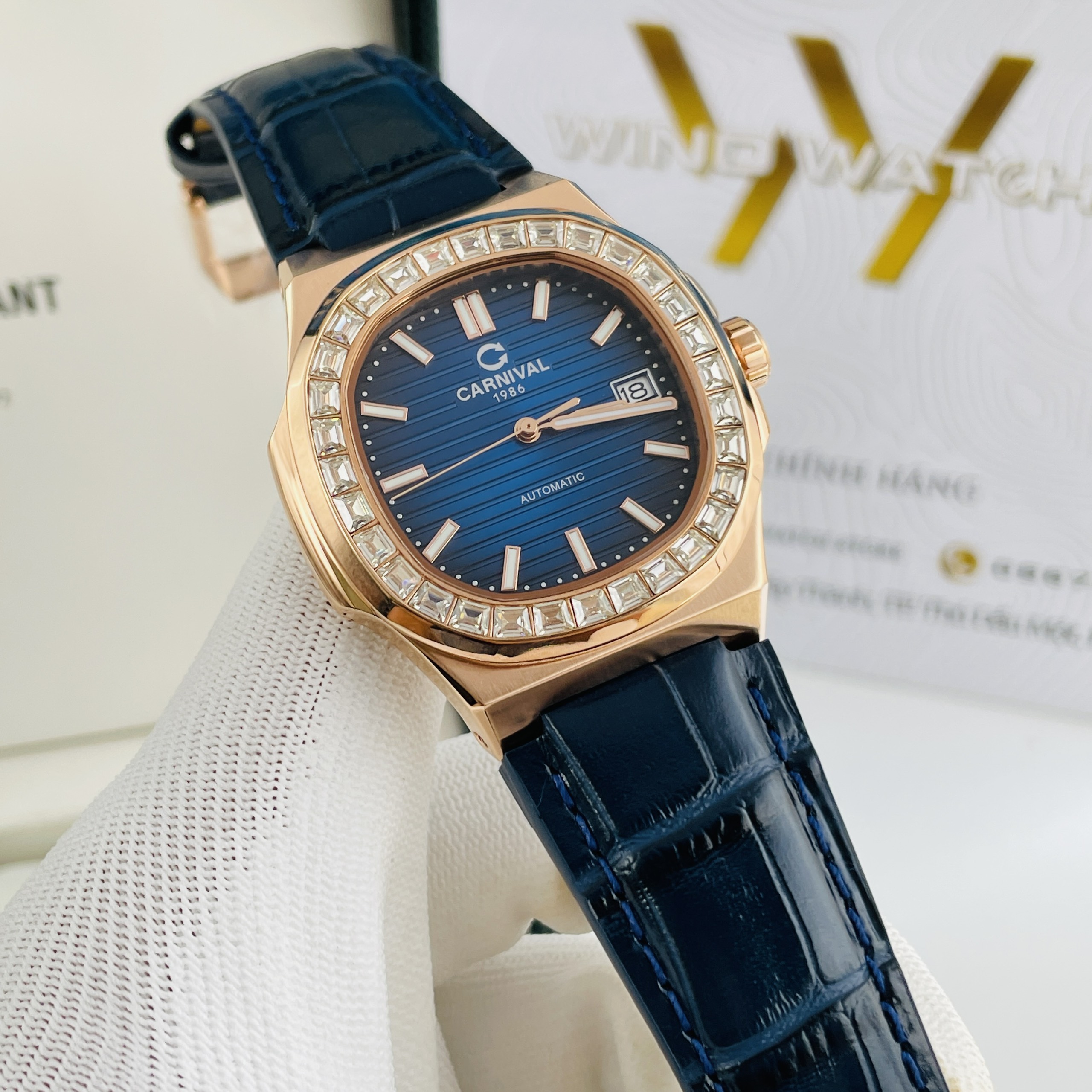 CARNIVAL 8108G-VH-D-X AUTOMATIC - KÍNH SAPPHIRE 3 CARNIVAL 8108G-VH-D-X AUTOMATIC - KÍNH SAPPHIRE - Ảnh 3