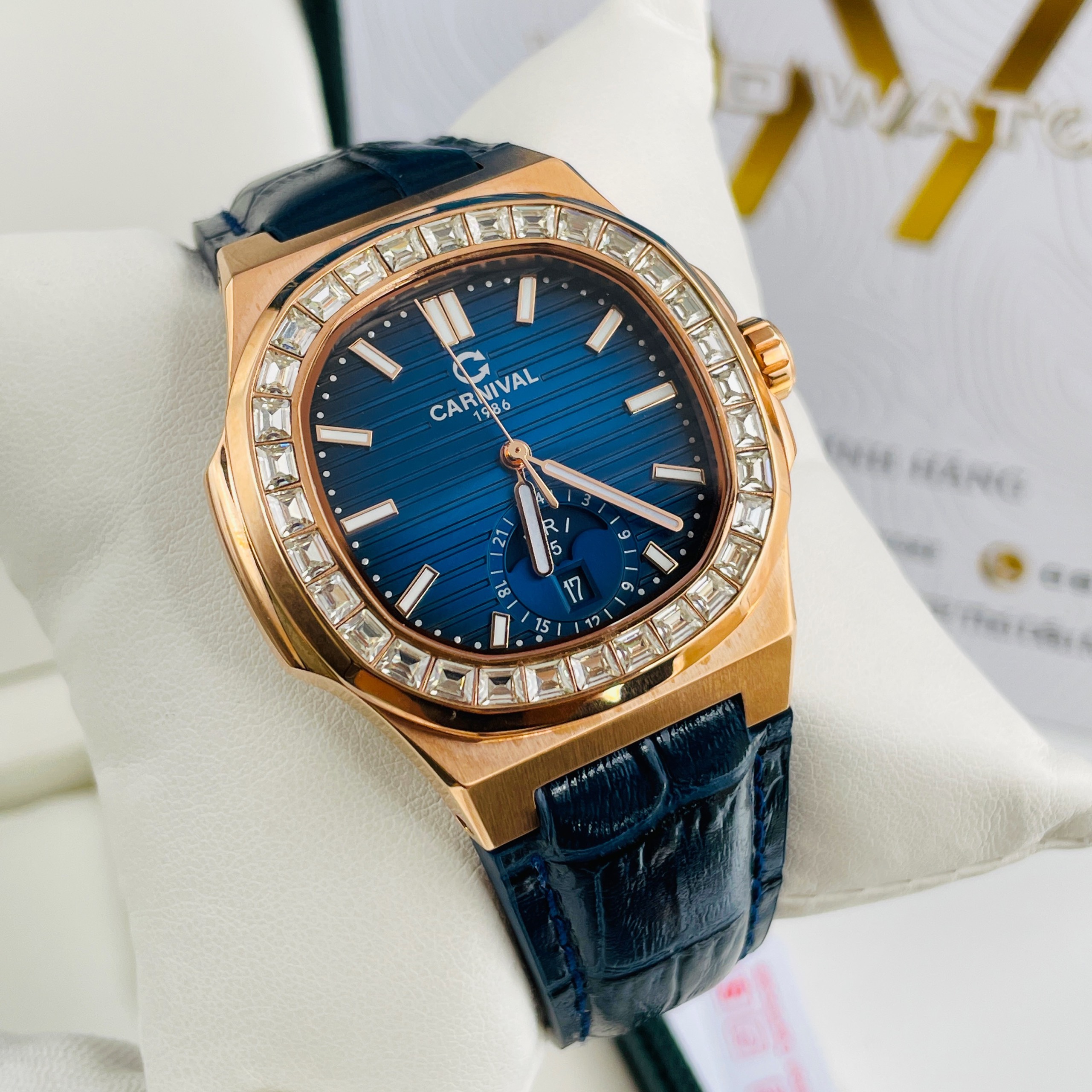 CARNIVAL 8110G-VH-D-X AUTOMATIC - KÍNH SAPPHIRE 3 CARNIVAL 8110G-VH-D-X AUTOMATIC - KÍNH SAPPHIRE - Ảnh 3