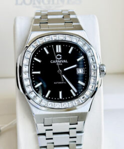 Alternative view of CARNIVAL 8108G BLACK AUTOMATIC - KÍNH SAPPHIRE