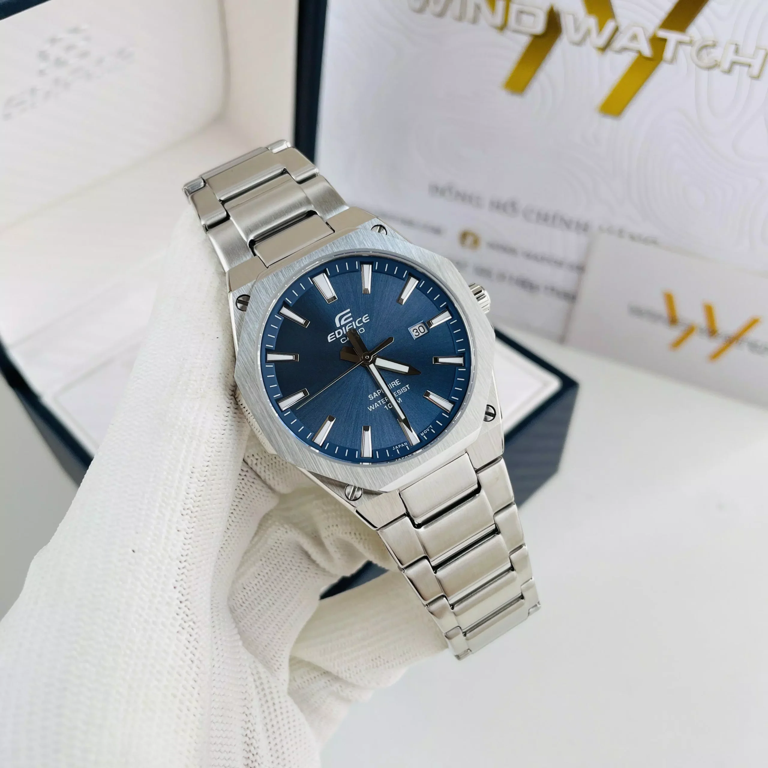 EDIFICE EFR-S108D-2AVUDF | KÍNH SAPPHIRE 4 casio EDIFICE EFR-S108D-2AVUDF