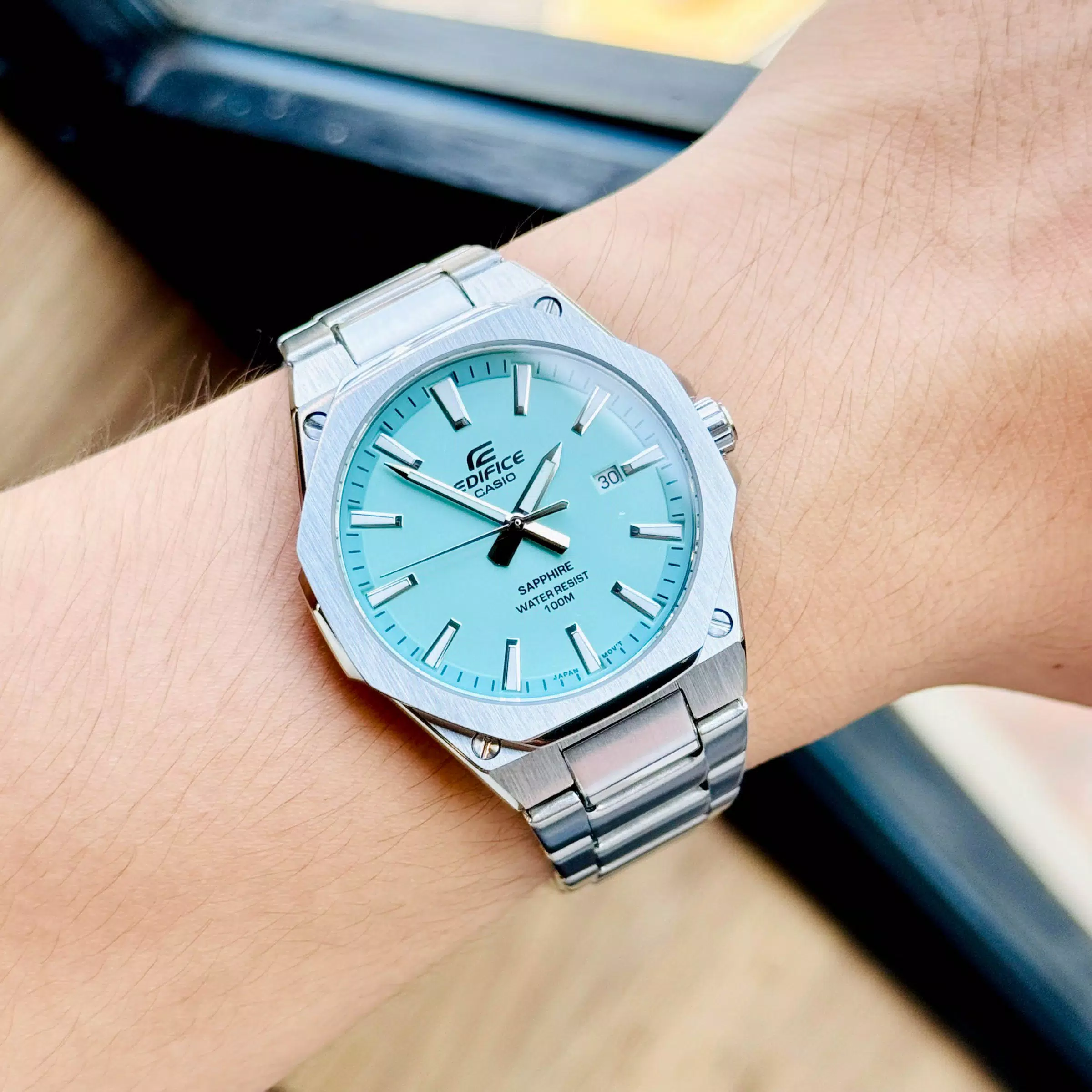 EDIFICE EFR-S108D-2BVUDF | KÍNH SAPPHIRE 4 EDIFICE EFR-S108D-2BVUDF