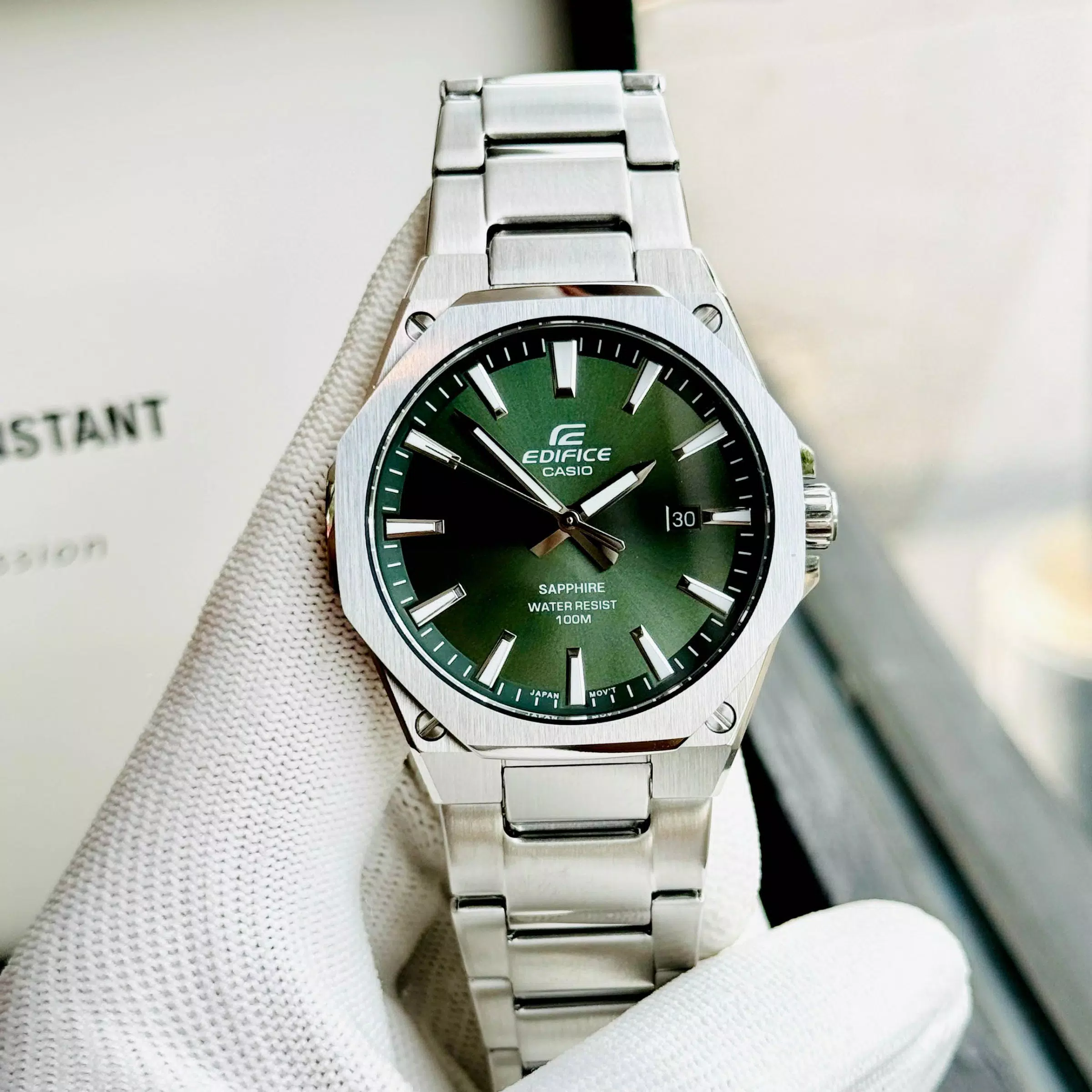 EDIFICE EFR-S108D-3AVUDF | KÍNH SAPPHIRE (Sao chép) 3 Casio EDIFICE EFR-S108D-3AVUDF