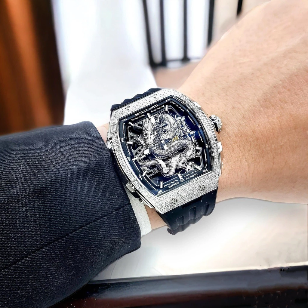 Bonest Gatti Dragon BG5605-A1 - Automatic - Nam 7 đồng hồ Bonest Gatt BG5605-A1chính hãng