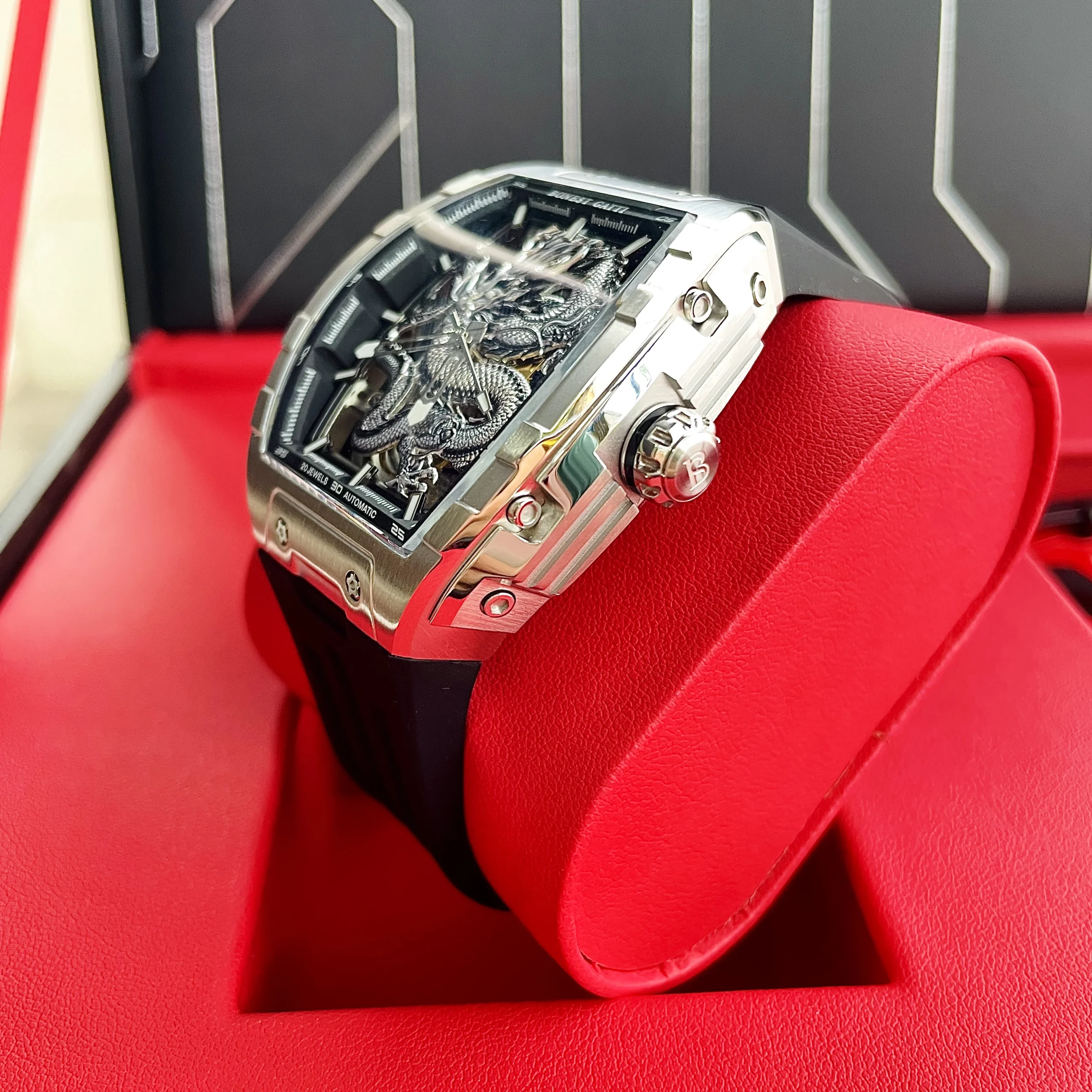 Bonest Gatti Dragon BG5606-A1 - Automatic - Nam 5 Đồng hồ Bonest Gatti BG5606-A1chính hãng