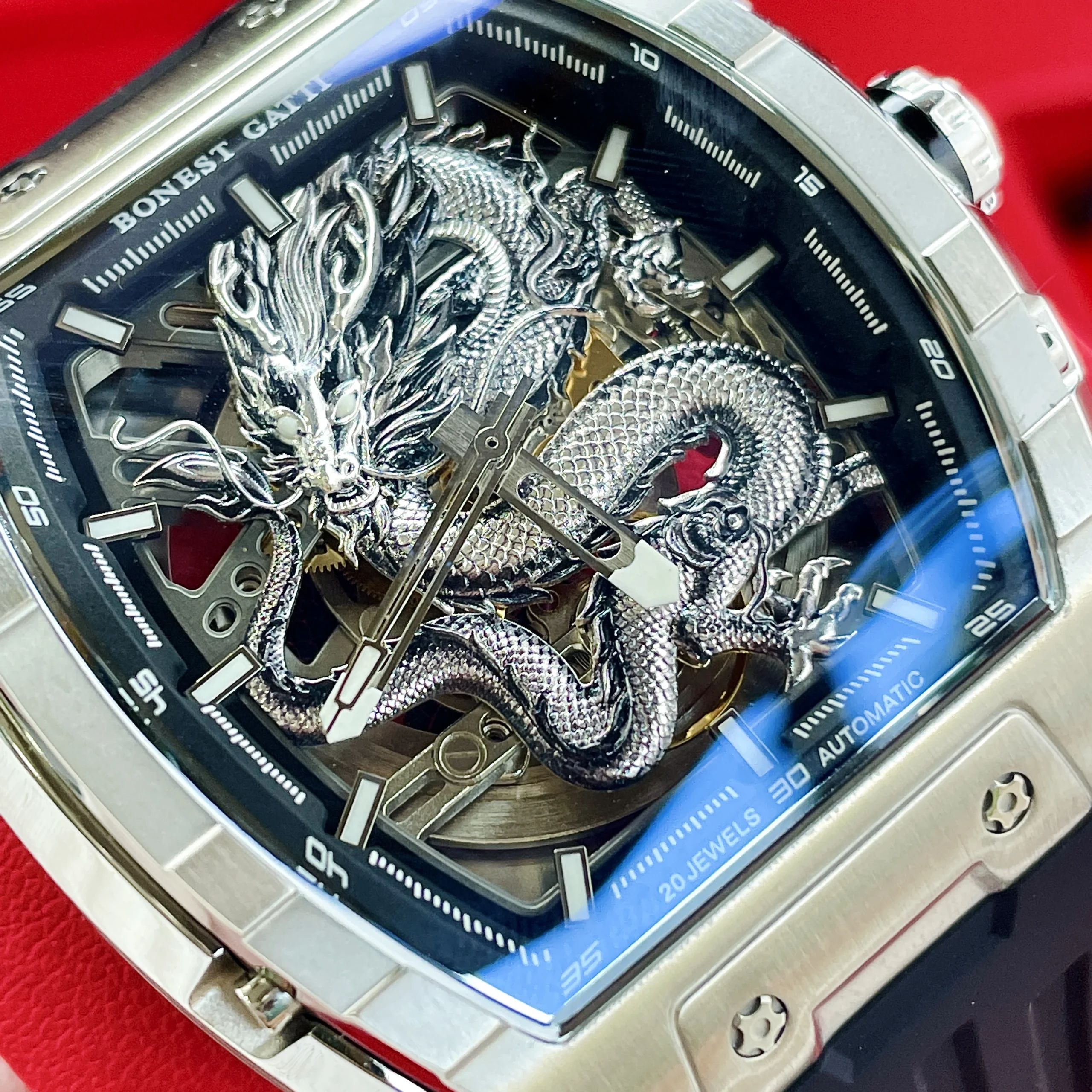 Bonest Gatti Dragon BG5606-A1 - Automatic - Nam 6 Đồng hồ Bonest Gatti BG5606-A1chính hãng
