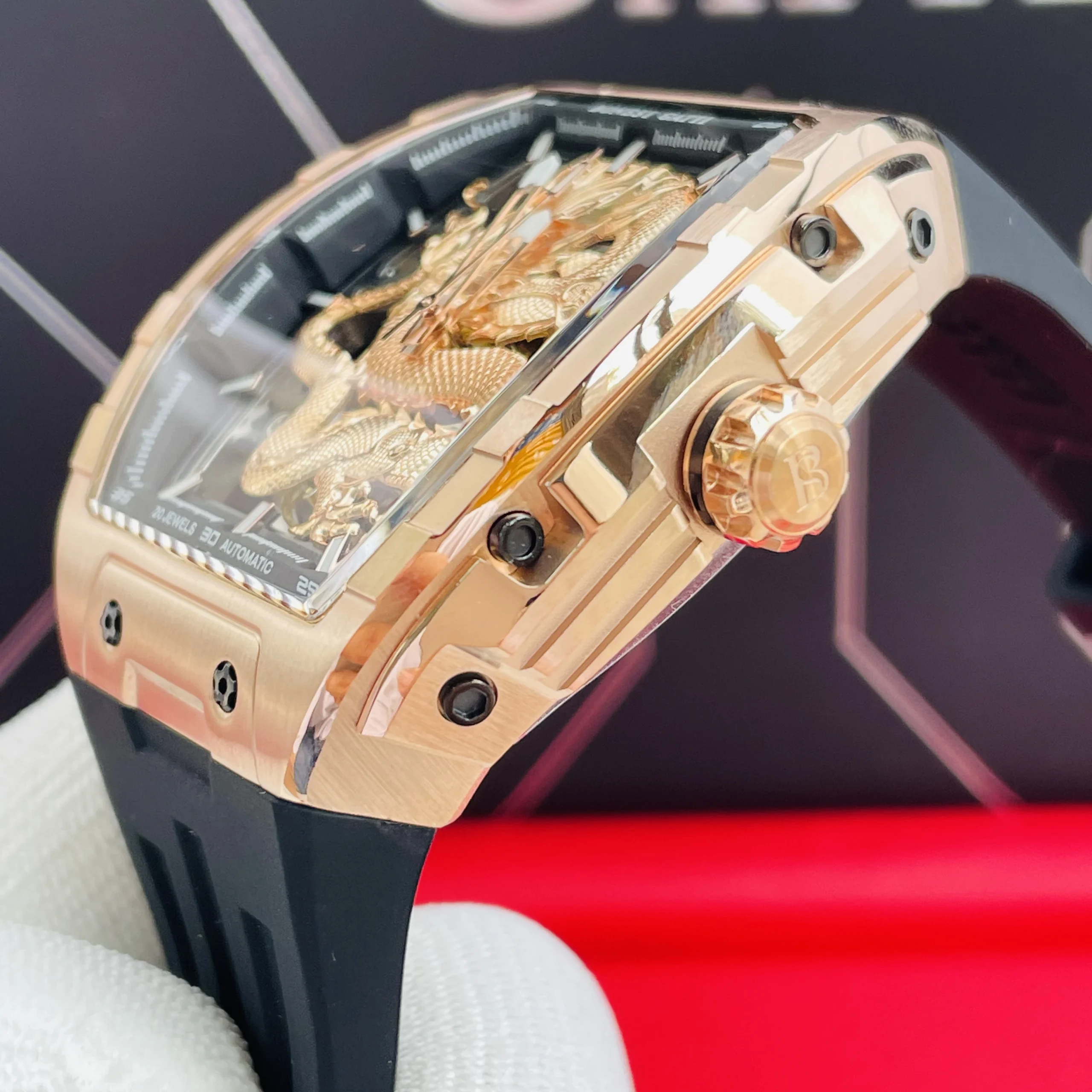 Bonest Gatti Dragon BG5606-A2 - Automatic - Nam 6 Đồng hồ Bonest Gatti BG5606-A2 chính hãng