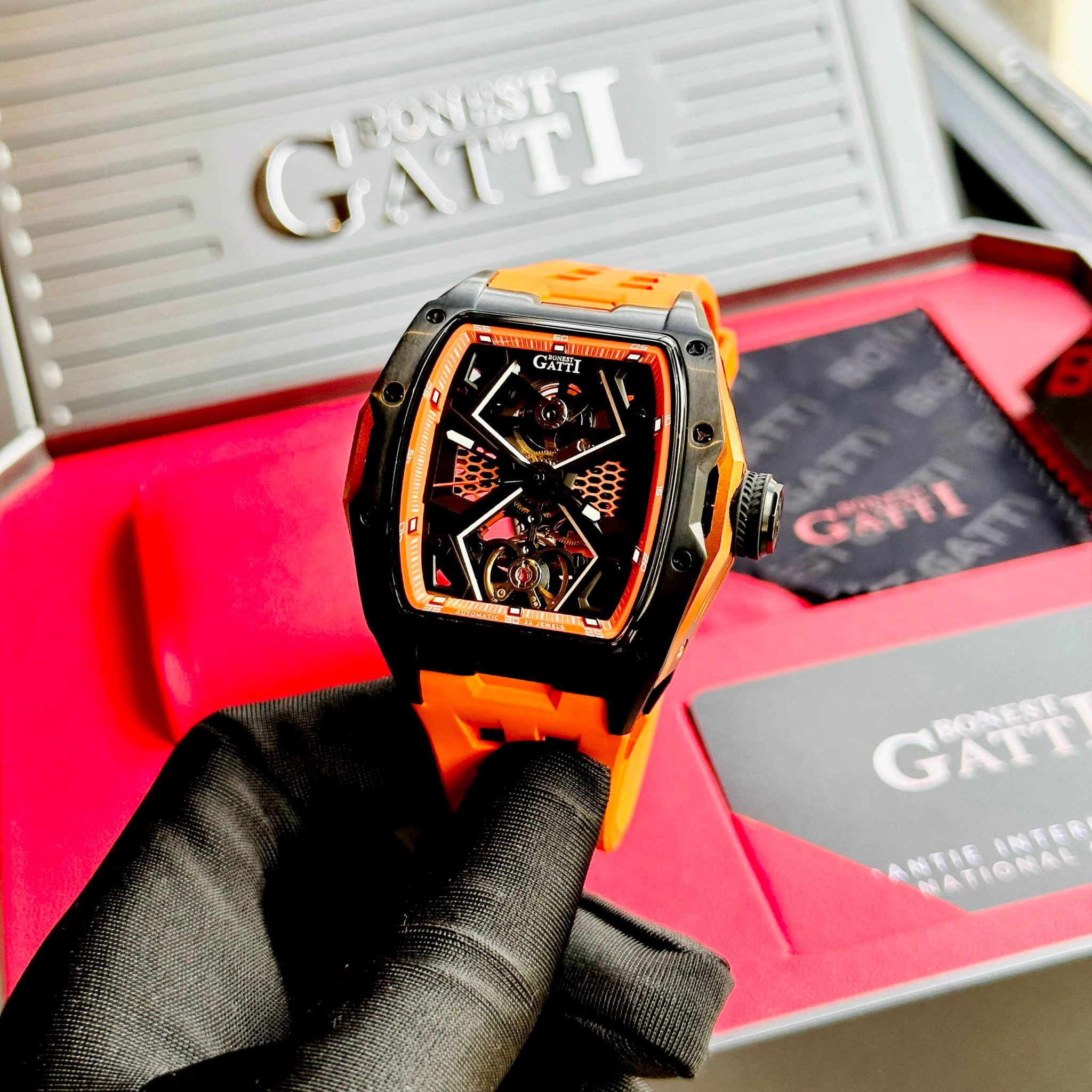 Bonest Gatti BG5501-A2 - Nam - Automatic 5 đồng hồ bonest gatti BG5501-A2 chính hãng