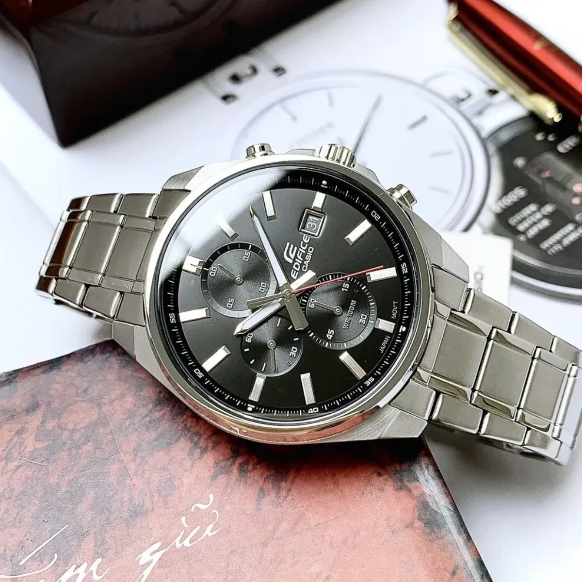 EDIFICE EFV-610D-1A 4 Đồng hồ nam CASIO EDIFICE EFV-610D-1A