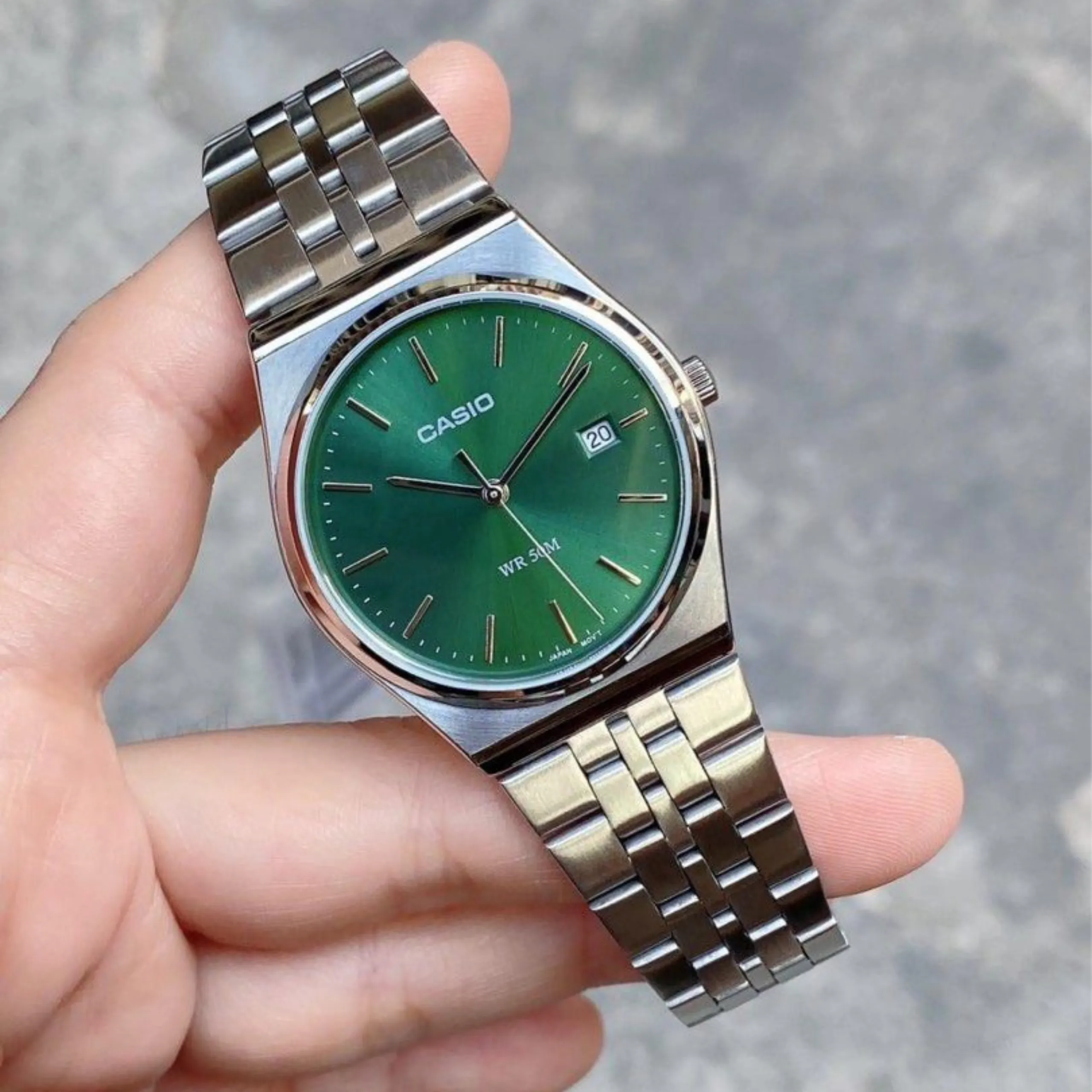 Casio MTP-B145D-3AV 16 Dây đeo đồng hồ kết cấu dễ tháo rời, tùy chỉnh cho mọi size tay người dùng