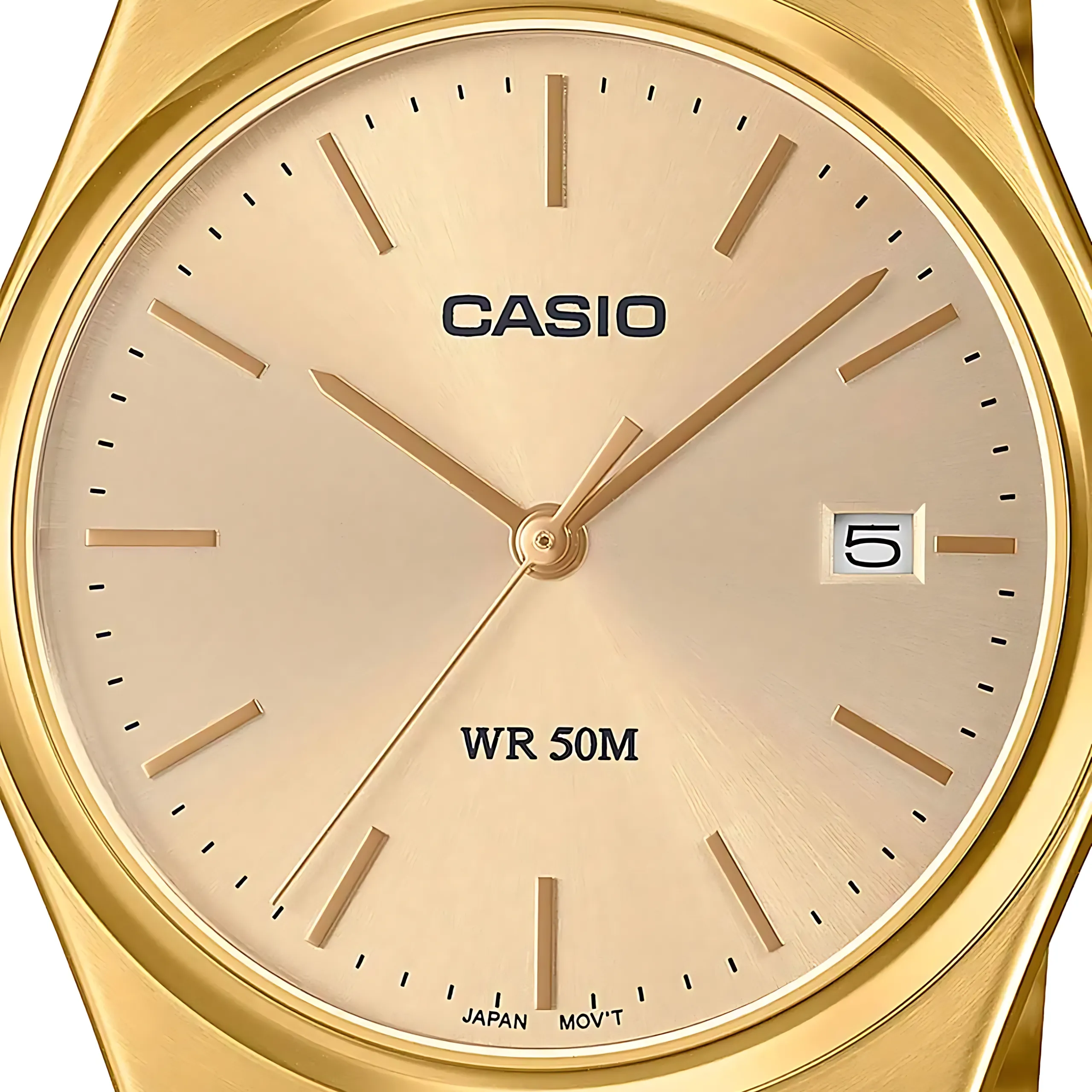 Casio MTP-B145G-9AVDF 18 Mặt số chải tia Sunray ở chiếc Casio MTP-B145G-9AVDF