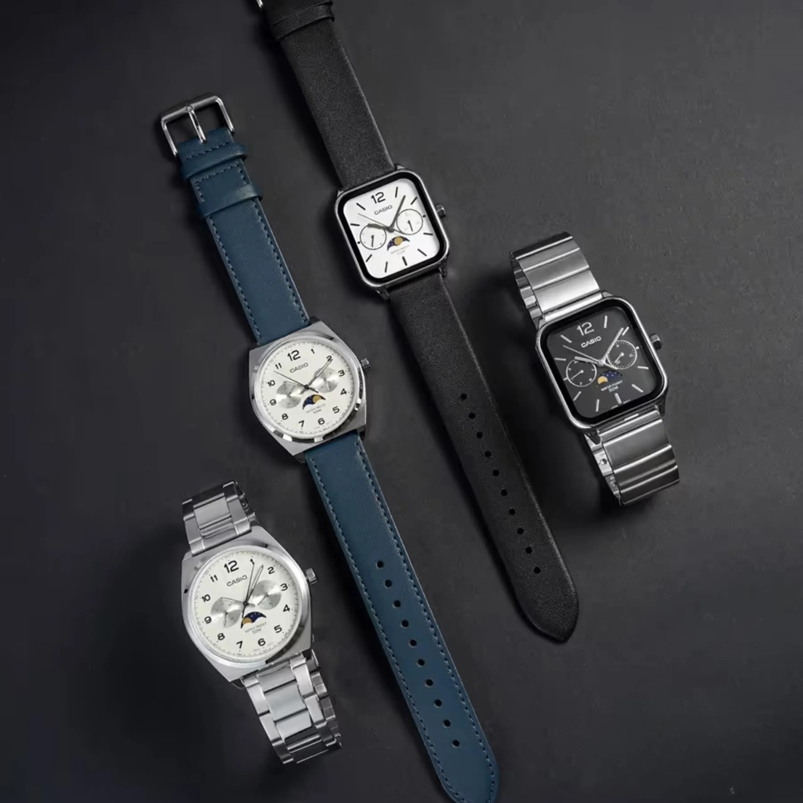 Những mẫu đồng hồ đa chức năng được trang bị máy Quartz của Casio. 