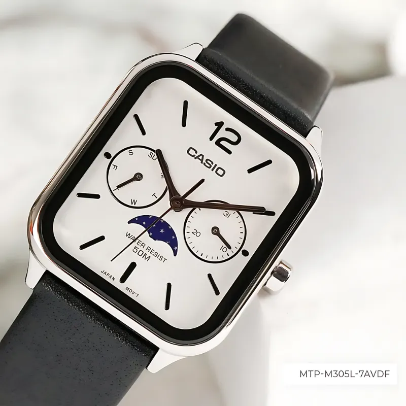 Casio MTP-M305L-7AVDF 3 Đồng hồ nam Casio MTP-M305L-7AVDF