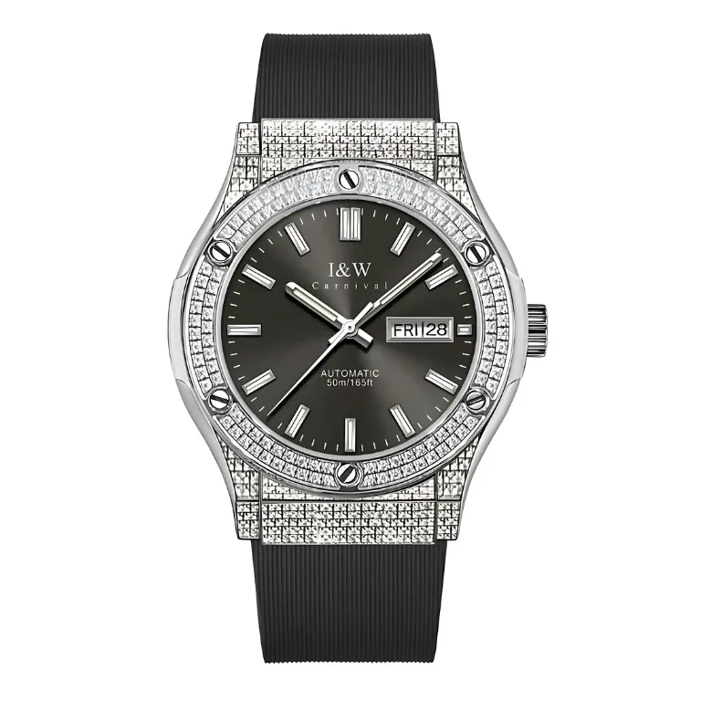 I&W Carnival 55851G - Viền Full Đá - Xám 1 I&W Carnival 55851G – Viền Full Đá – Xám