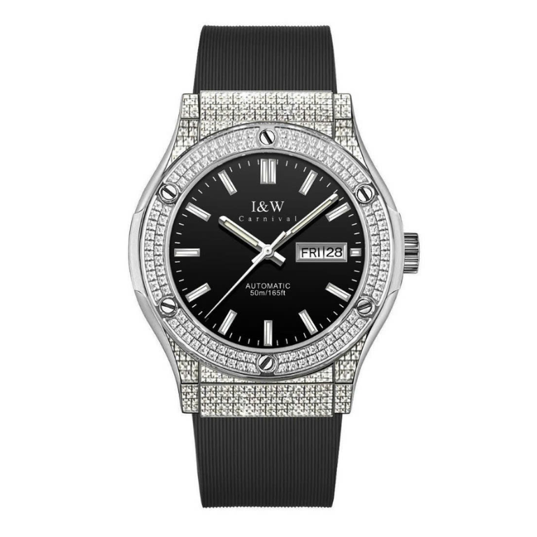 I&W Carnival 55851G - Viền Full Đá - Đen 1 I&W Carnival 55851G - Viền Full Đá Đen