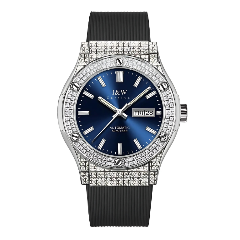 I&W Carnival 55851G - Viền Full Đá - Xanh 1 I&W Carnival 55851G - Viền Full Đá xanh