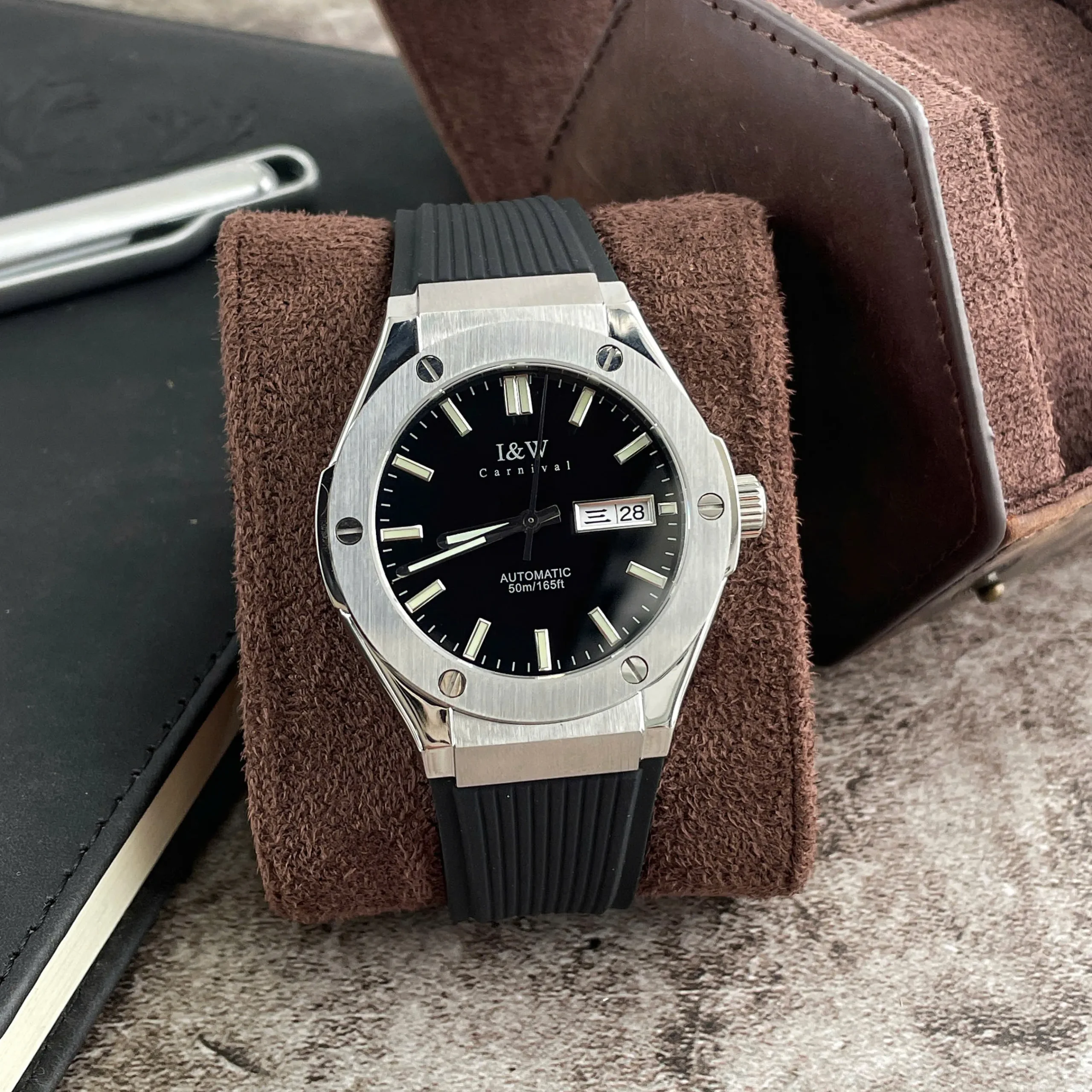I&W Carnival 55851G - Viền Trơn - Đen 2 I&W Carnival 55851G - Viền Trơn Đen