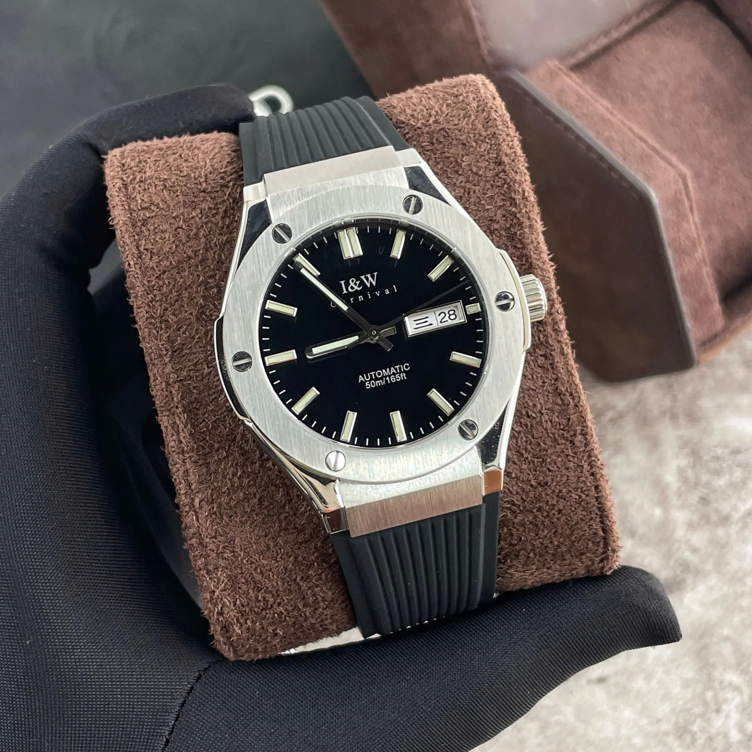 I&W Carnival 55851G - Viền Trơn - Đen 3 I&W Carnival 55851G - Viền Trơn Đen
