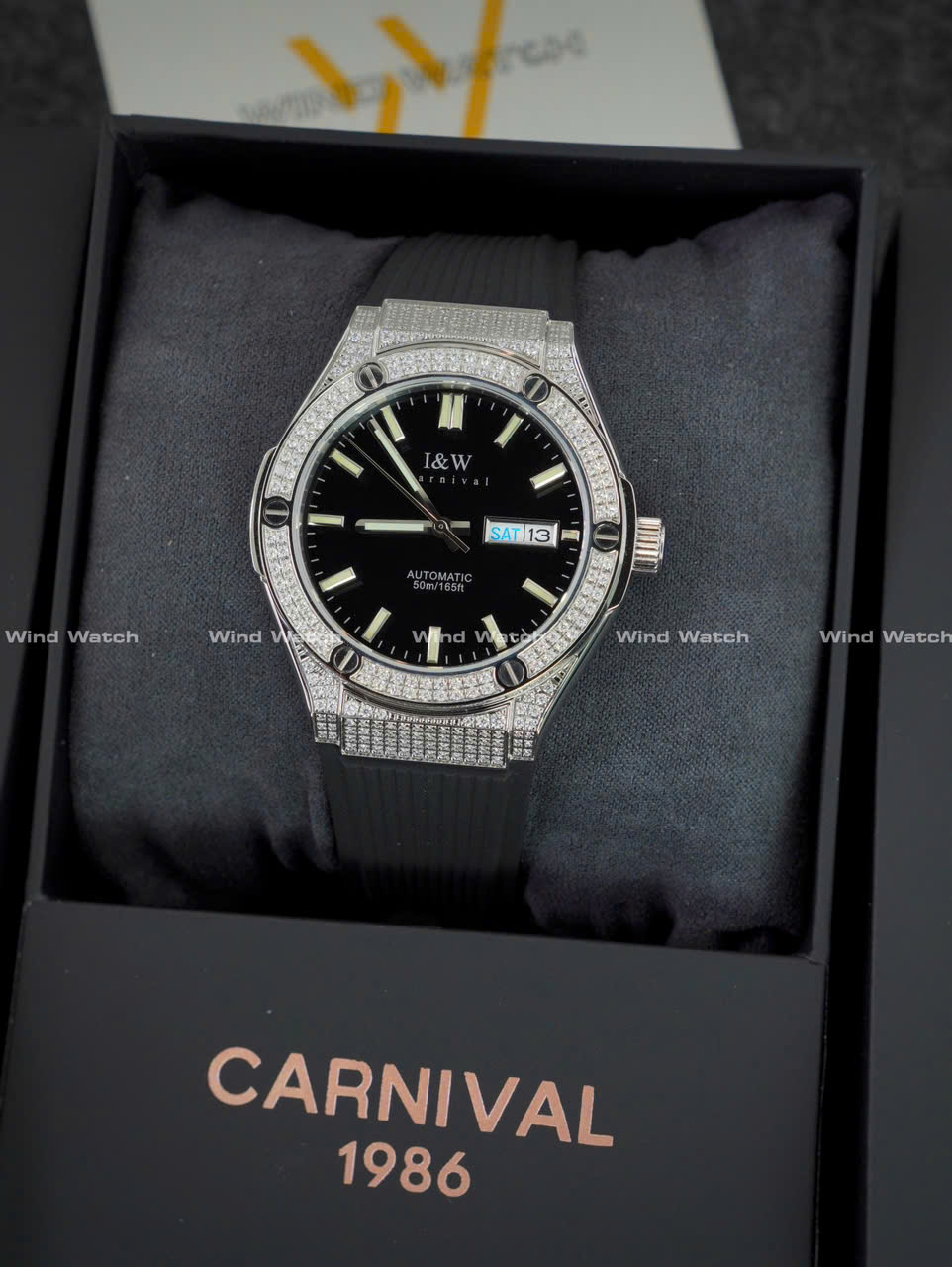 I&W Carnival 55851G - Viền Full Đá - Đen 2 I&W Carnival 55851G - Viền Full Đá - Đen