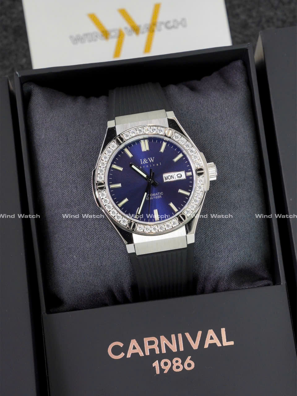 I&W Carnival 55851G - Viền Đá - Xanh 6 Carnival IW 55851G Đính Đá