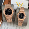 CARNIVAL COUPLE 8160-VH-D 8 Đồng hồ Cặp Carnival 8160 Rosegold Mặt Đen