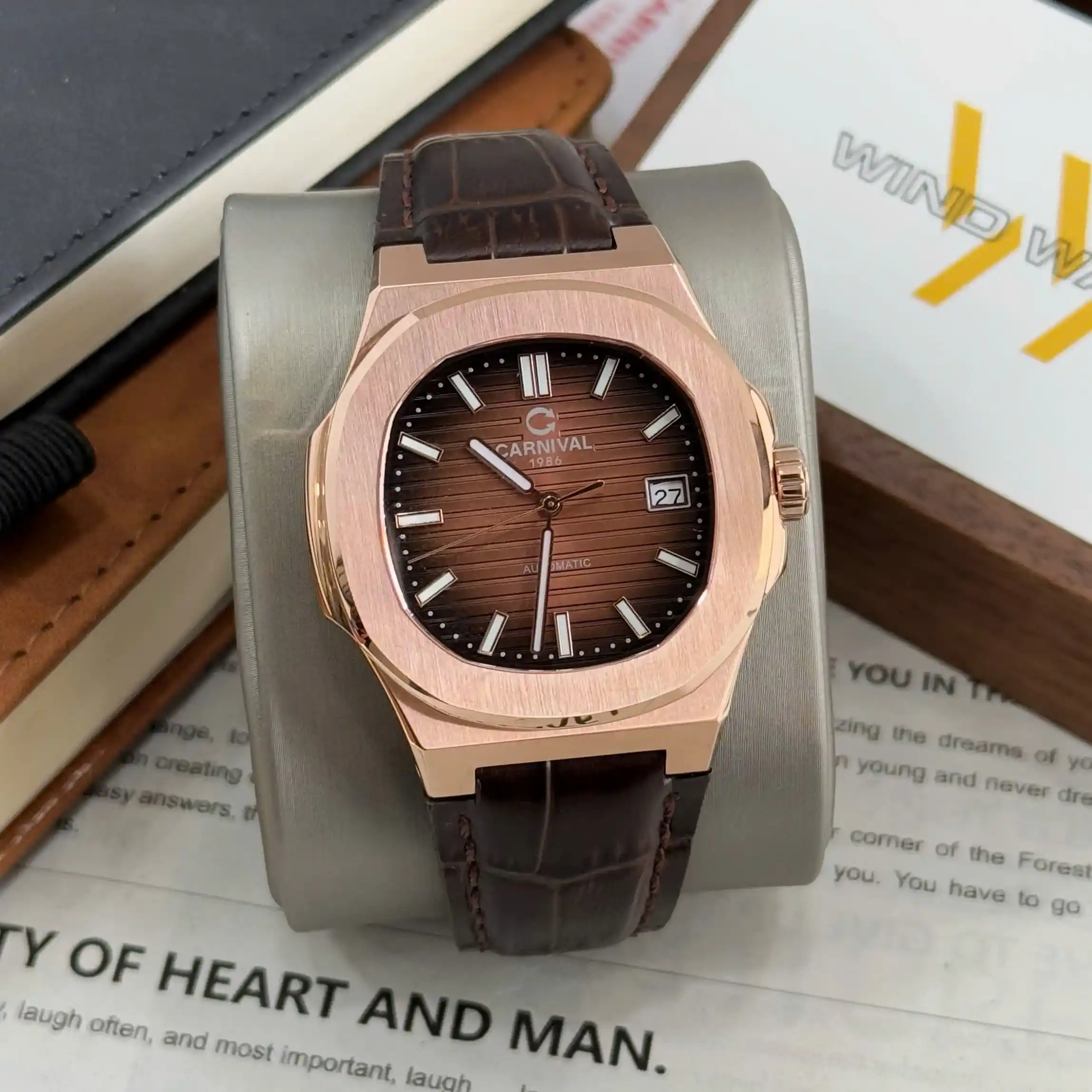 CARNIVAL COUPLE 8108G1-VH-DD-N VÀ 8161L-VH-DD-N 2 Đồng hồ nam Carnival 8108G1-VH-DD-N