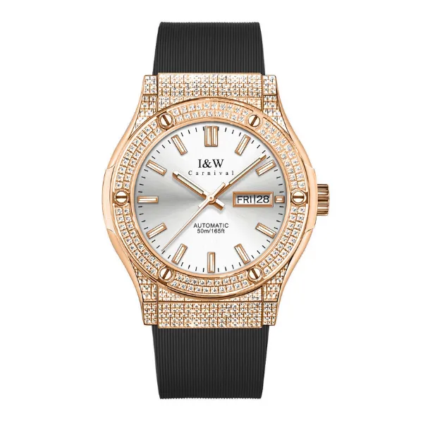 I&W Carnival 55851G-VH - Viền Full Đá - Trắng 1 I&W Carnival 55851G-VH- Viền full đá trắng