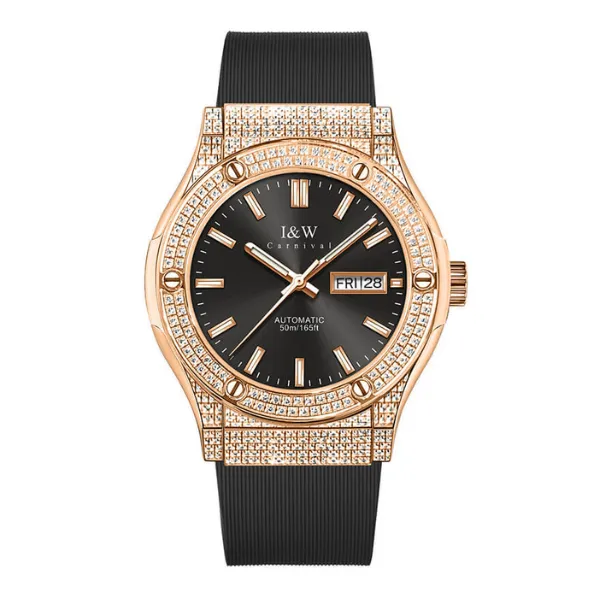 I&W Carnival 55851G-VH - Viền Full Đá - Xám 1 I&W Carnival 55851G-VH- Viền full đá xám