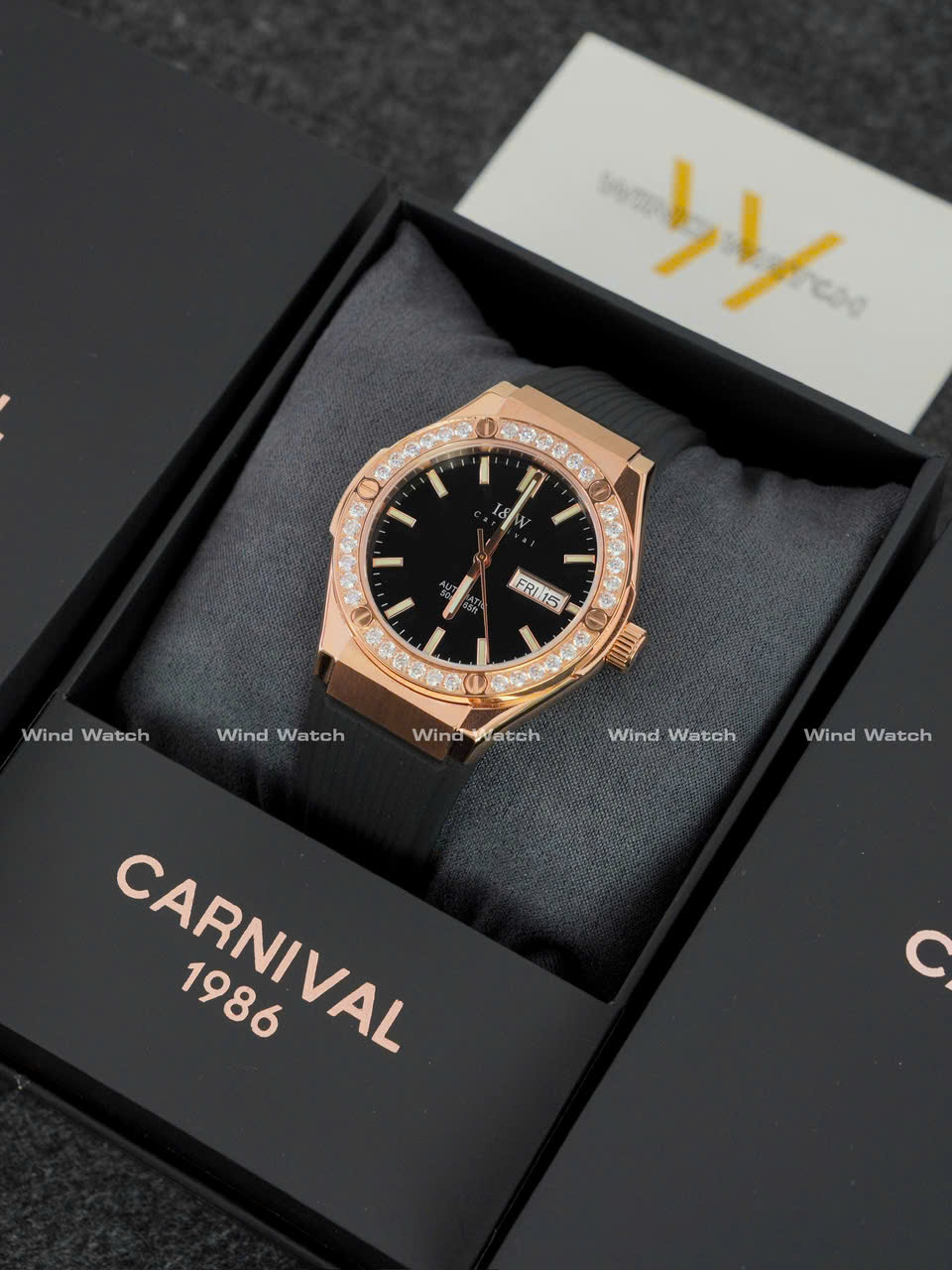 I&W Carnival 55851G-VH - Viền Đá - Đen 3 55851G-VH - Viền Đá - MẶT Đen